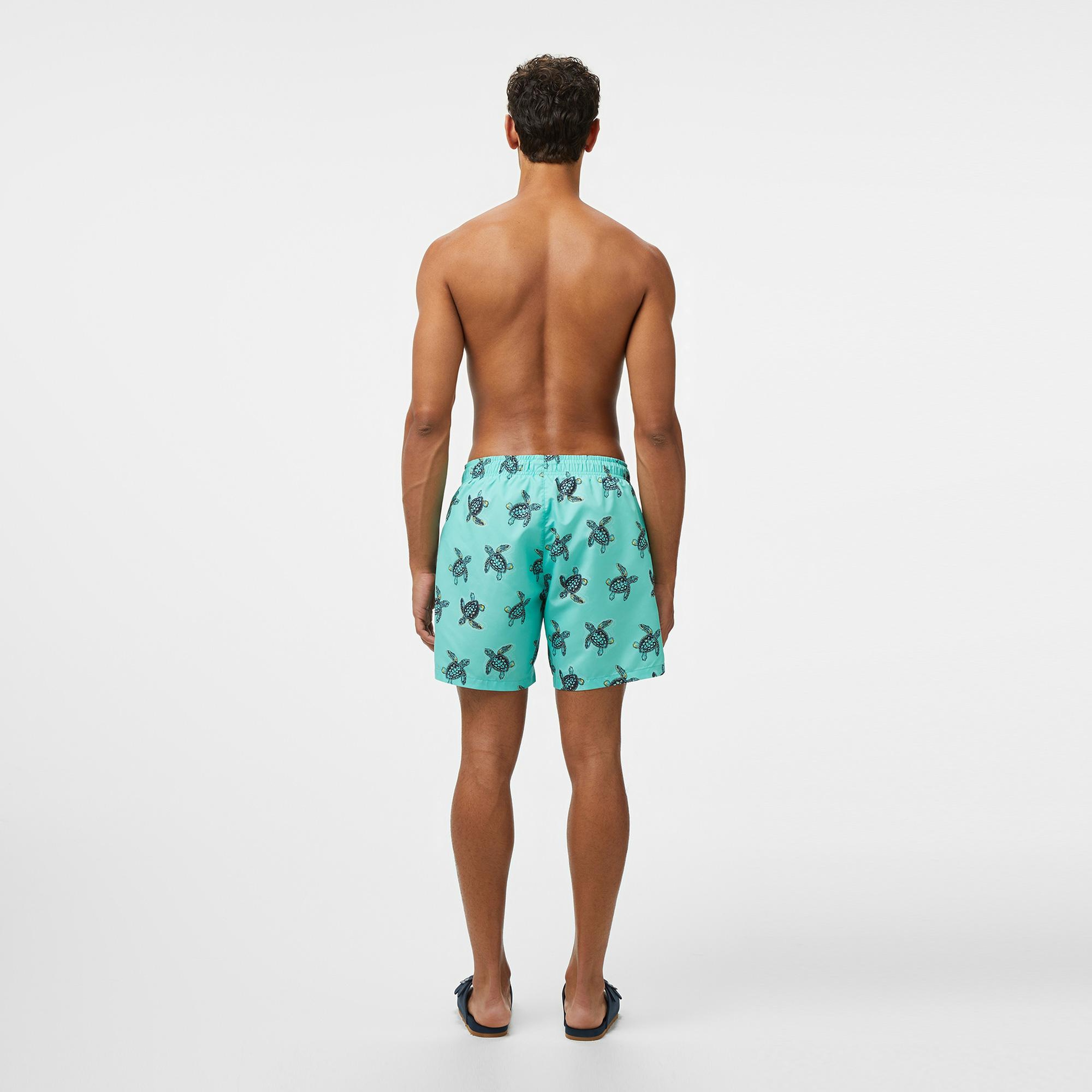 Nautica Erkek Yeşil Regular Fit Deniz Şortu