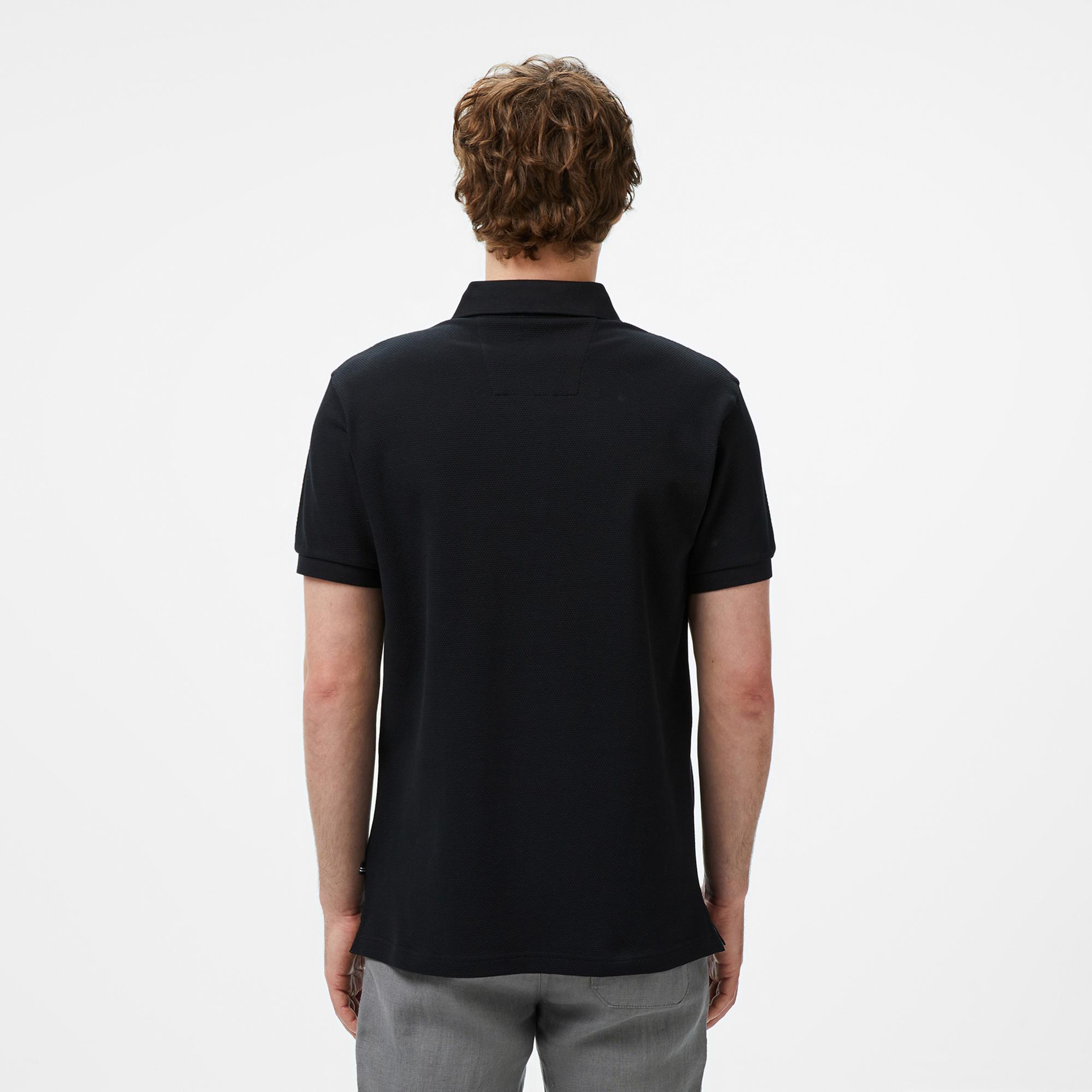Nautica Erkek Siyah Classic Fit Polo Yaka T-Shirt