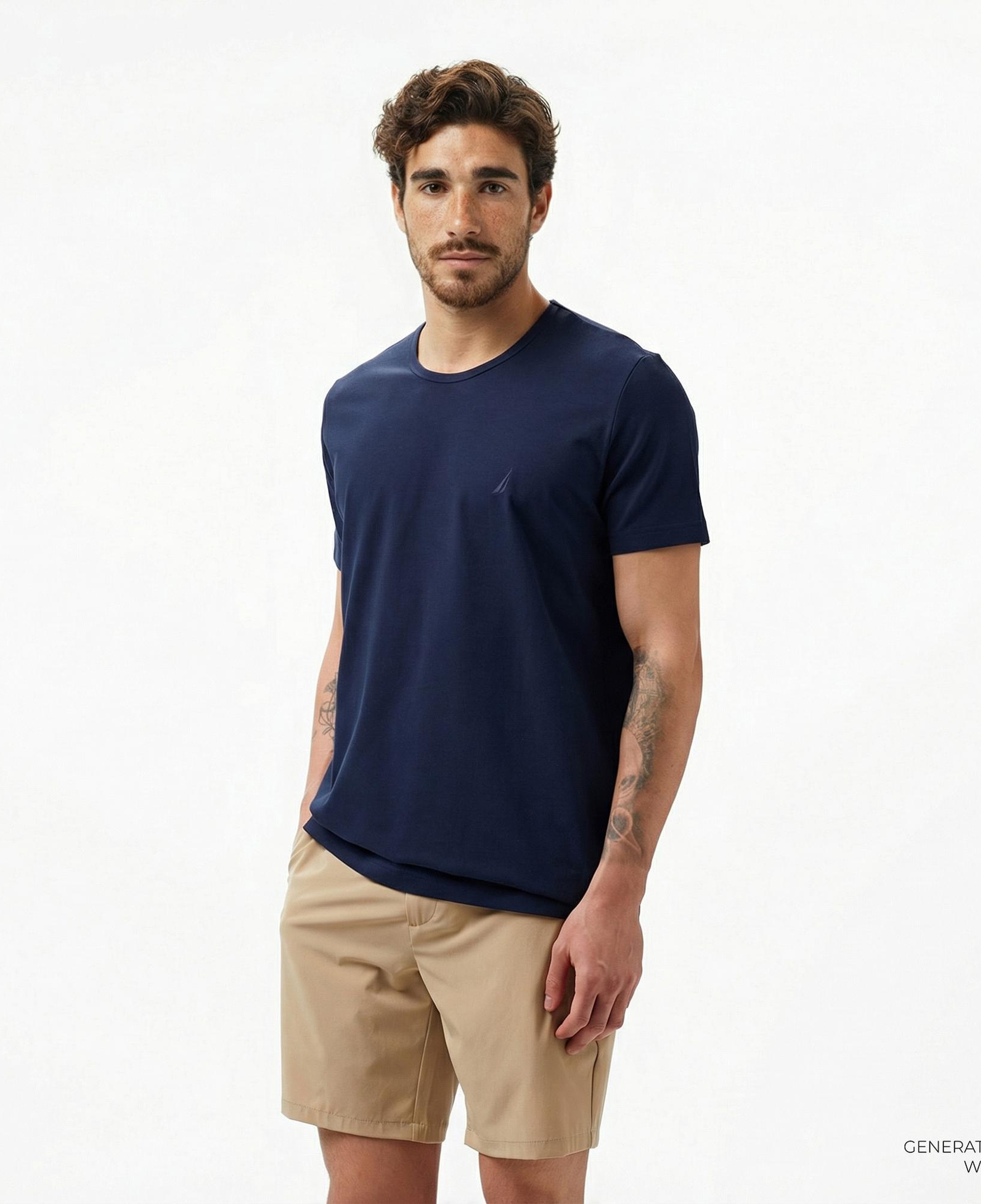 Nautica Erkek Lacivert T-Shirt