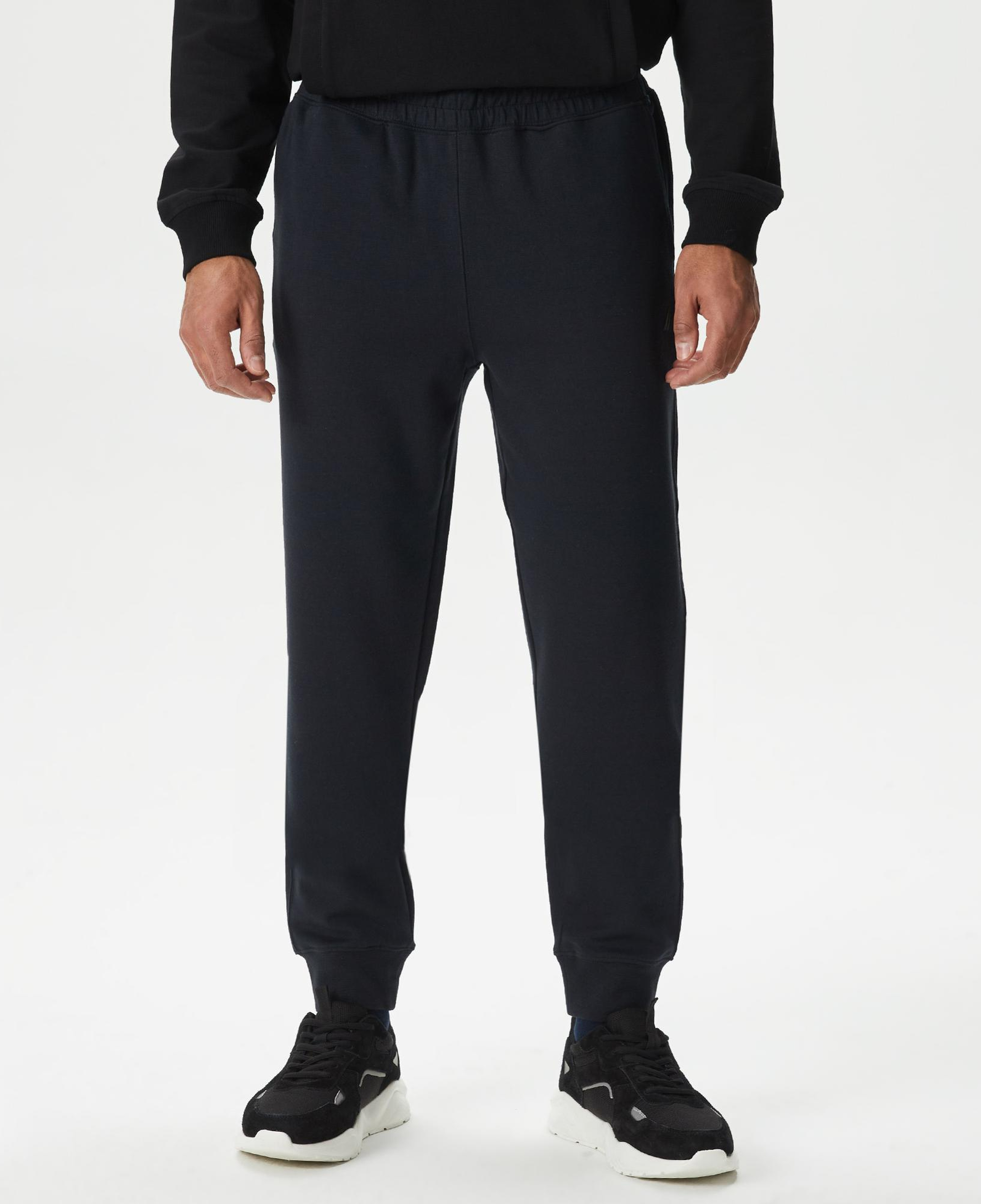 Nautica Erkek Siyah Standart Fit Eşofman Altı