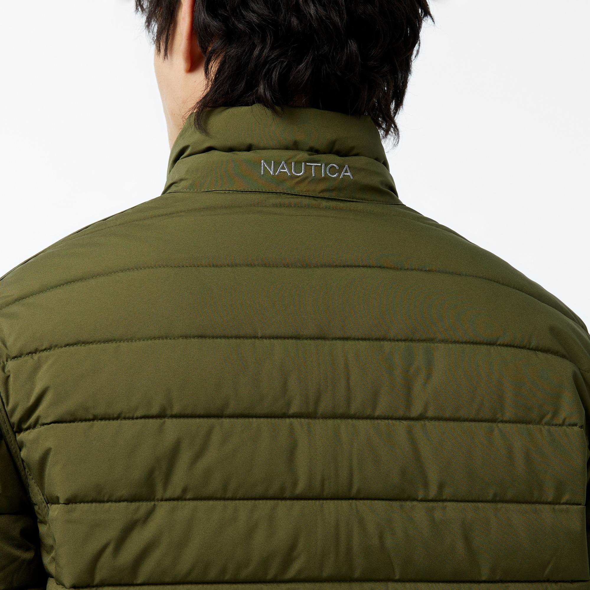Nautica Erkek Yeşil Çift Taraflı Mont
