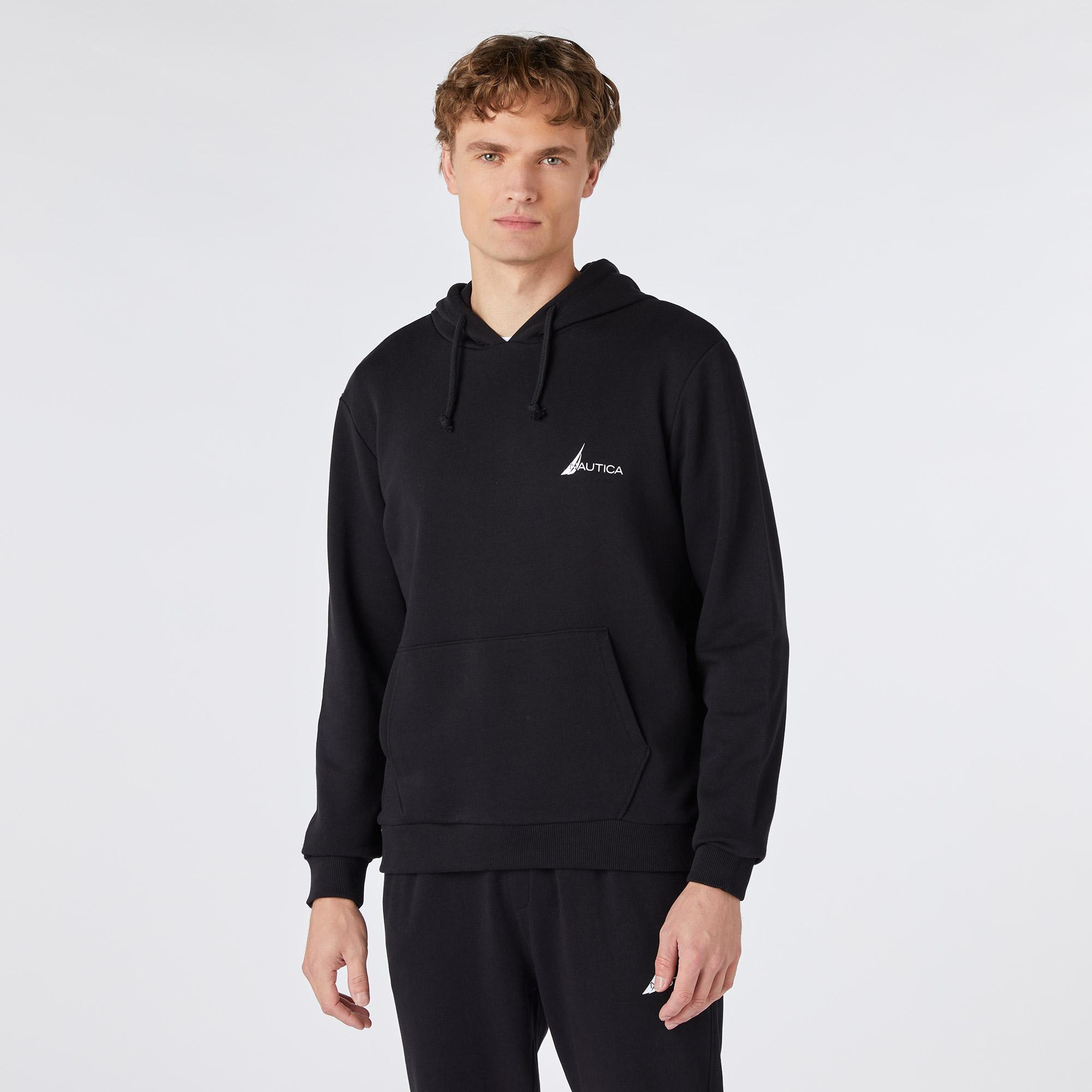 Nautica Erkek Siyah Standart Fit Sweatshirt