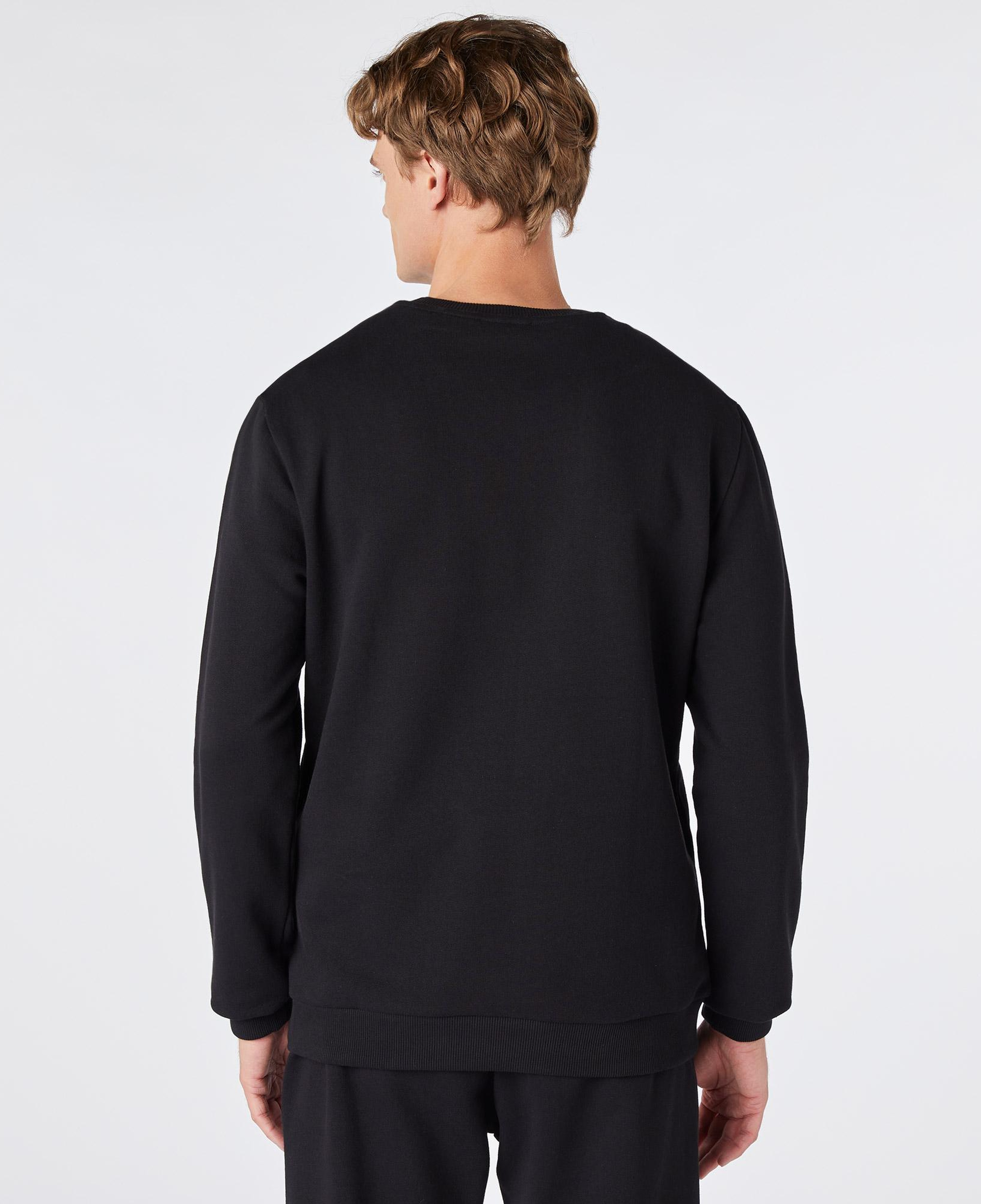 Nautica Erkek Siyah Standart Fit Sweatshirt