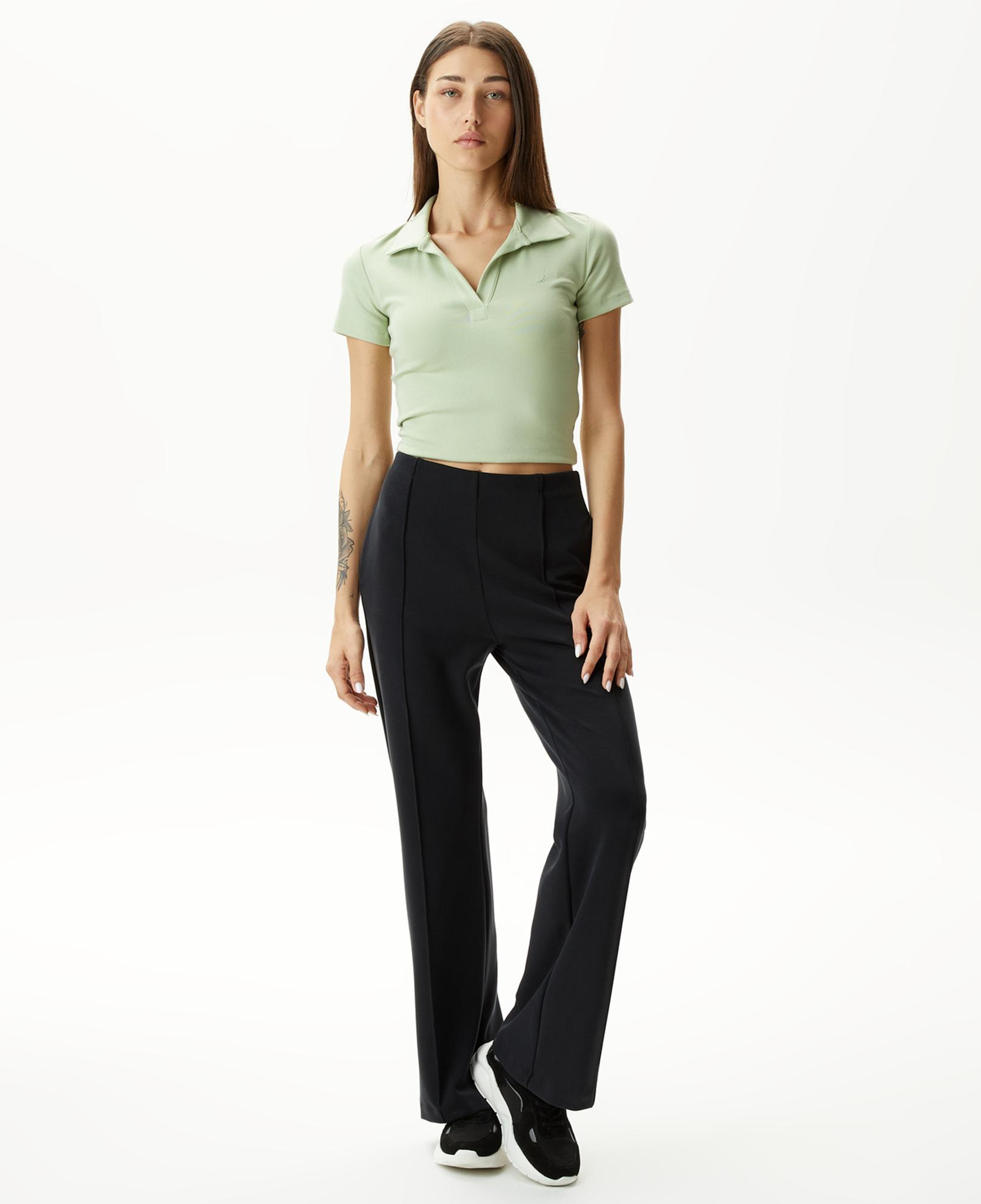 Nautica Kadın Siyah Standart Fit Eşofman Altı