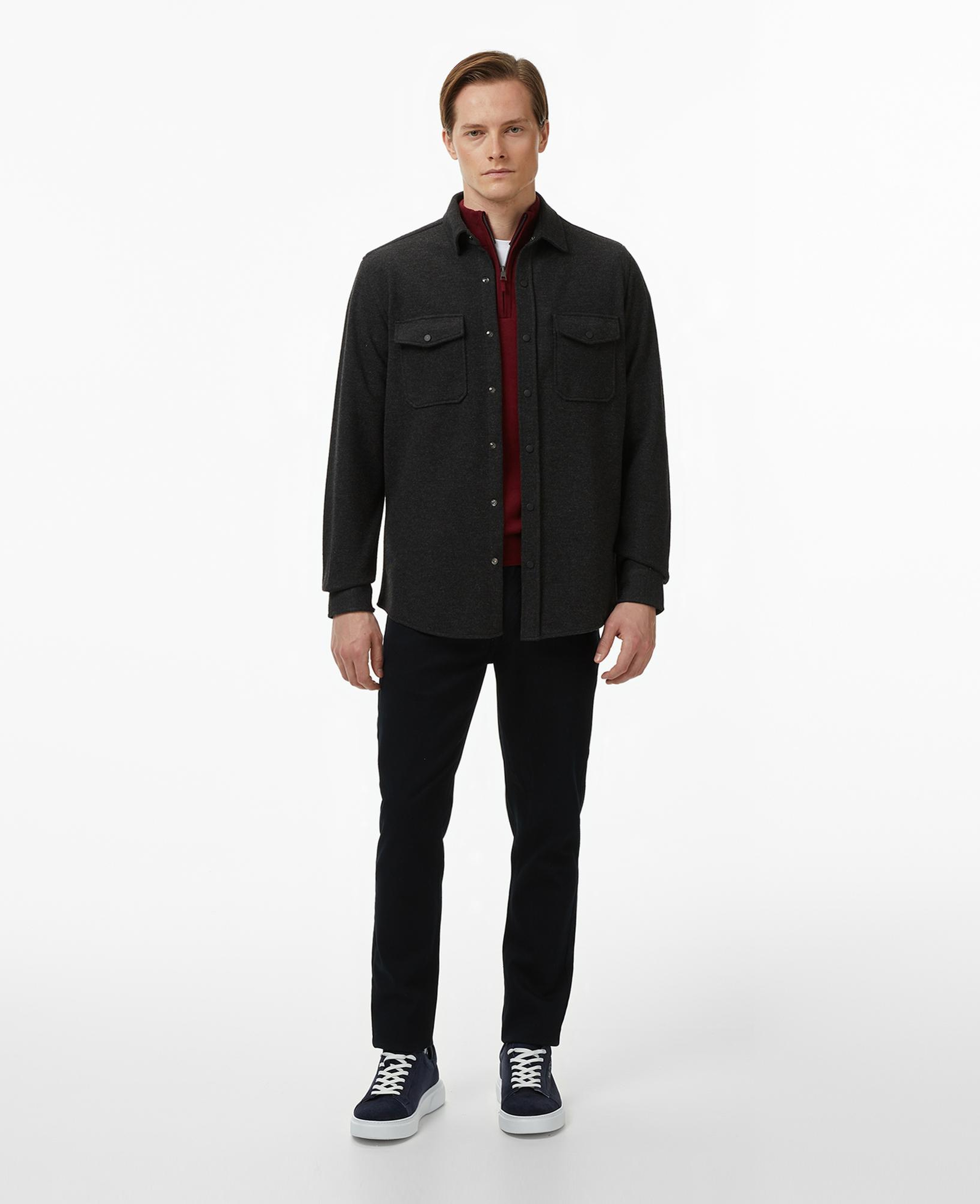 Nautica Erkek Siyah Classic Fit Gömlek