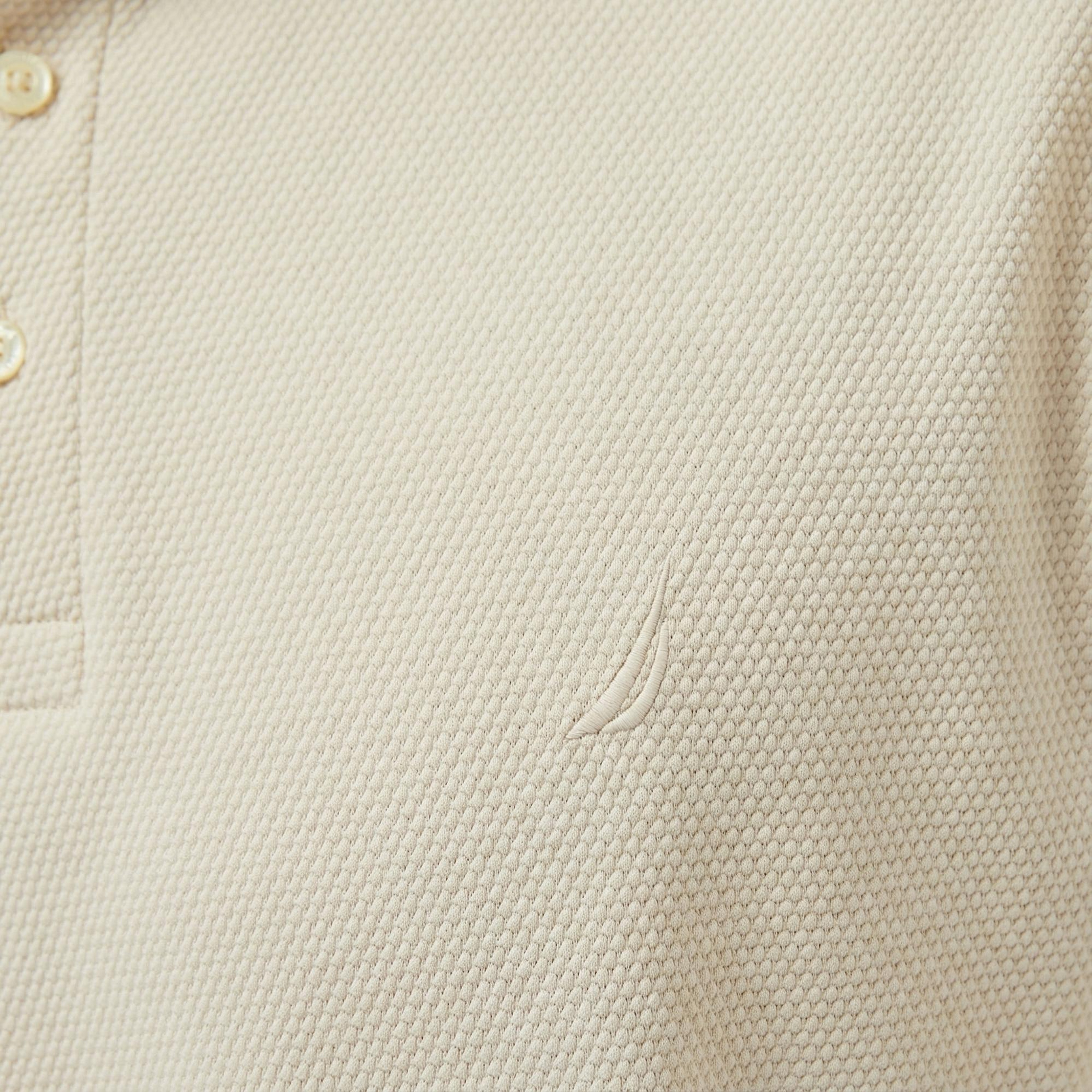 Nautica Erkek Bej Classic Fit Polo Yaka T-Shirt