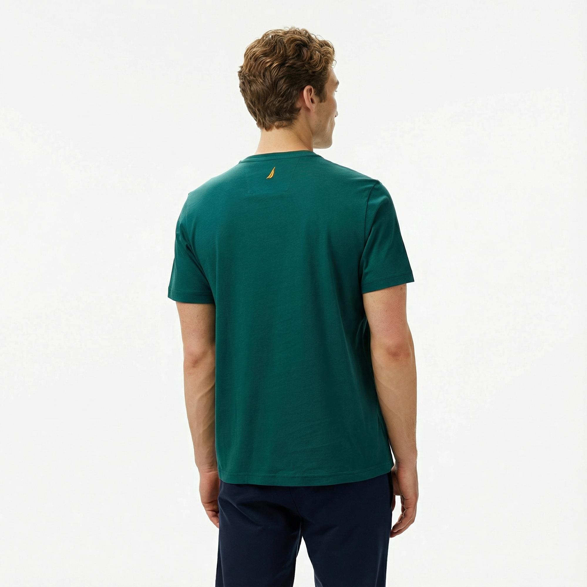 Nautica Erkek Yeşil Regular Fit T-Shirt