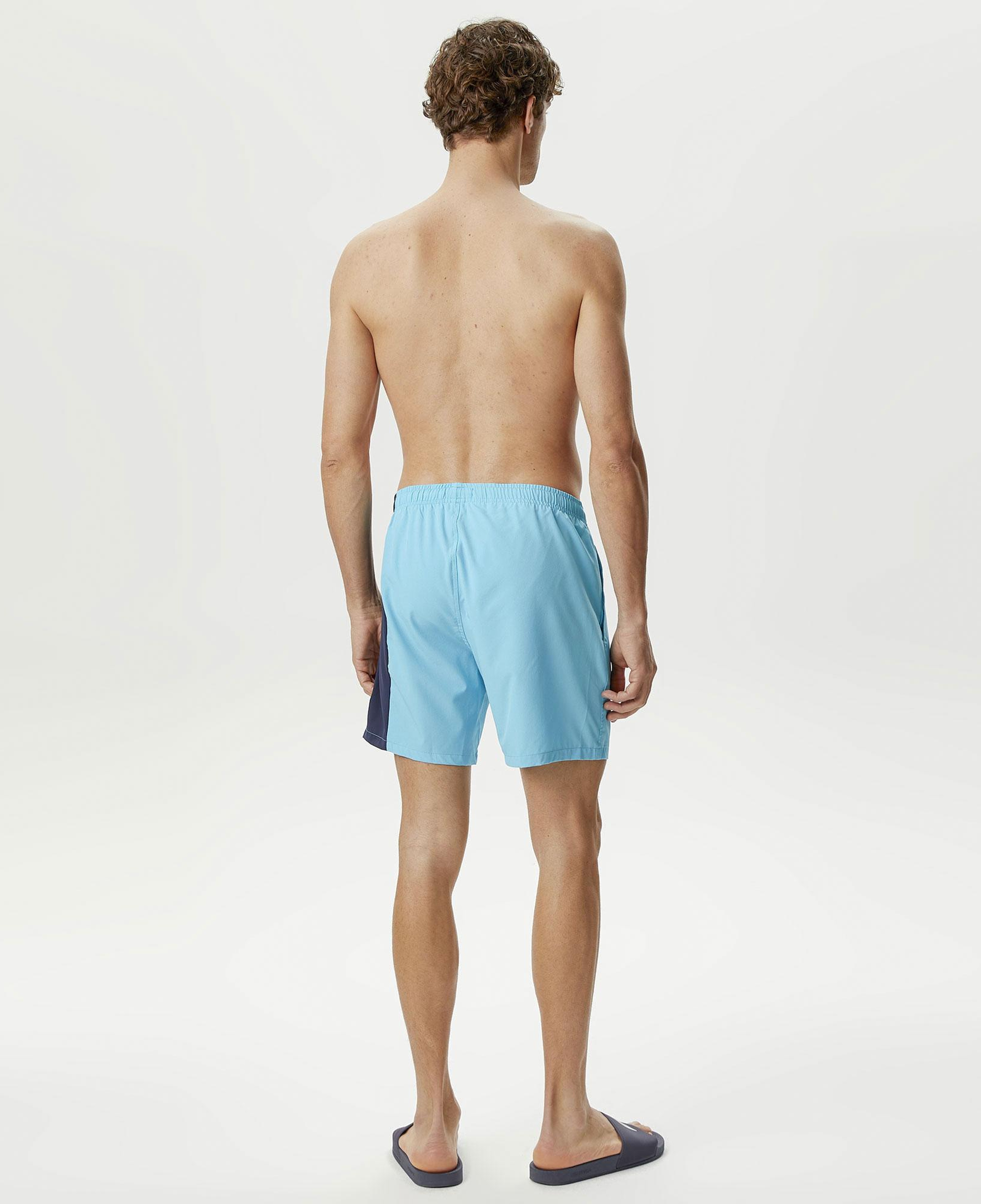 Nautica Erkek Mavi Baskılı Deniz Şortu