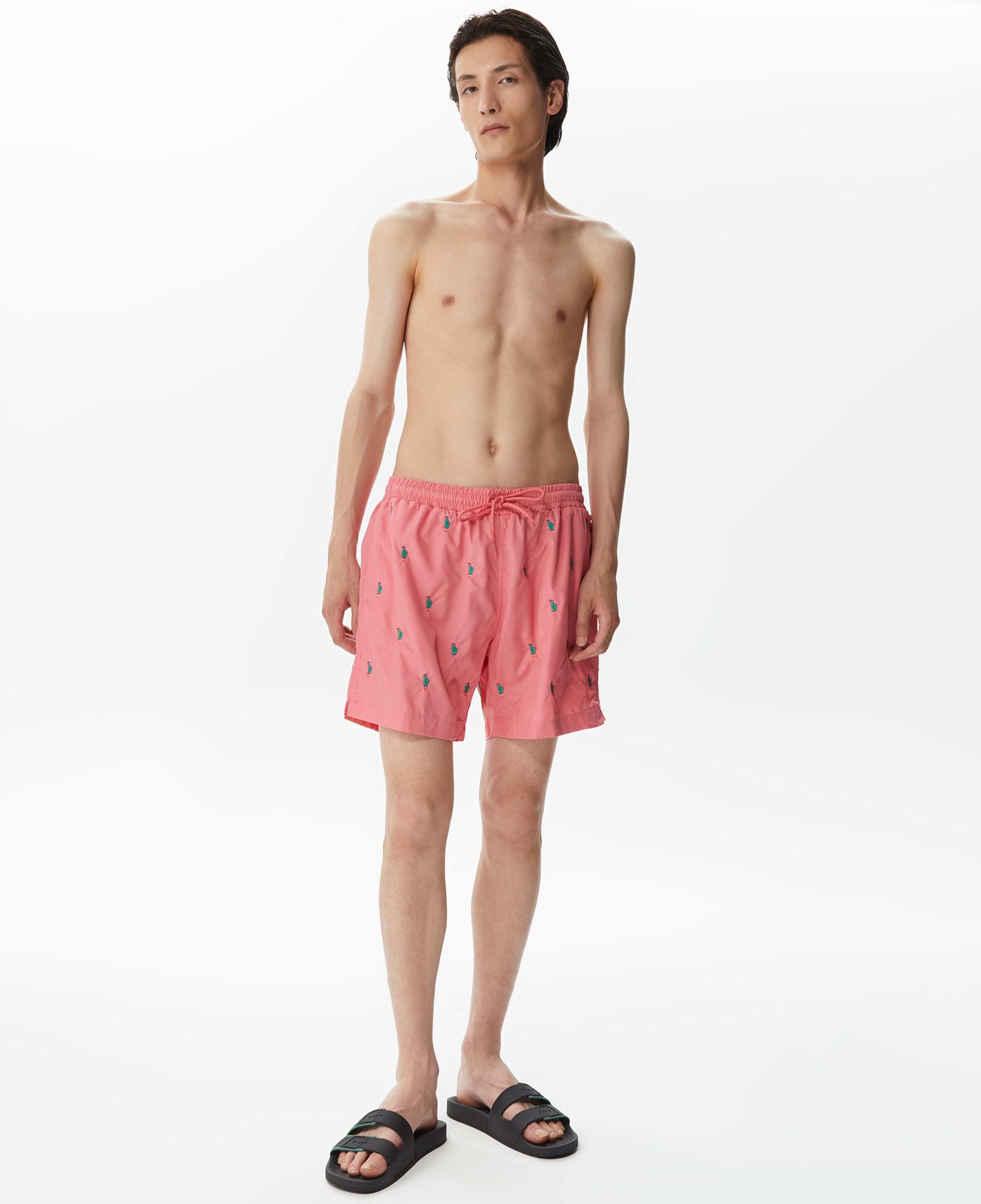 Nautica Erkek Pembe Desenli Deniz Şortu