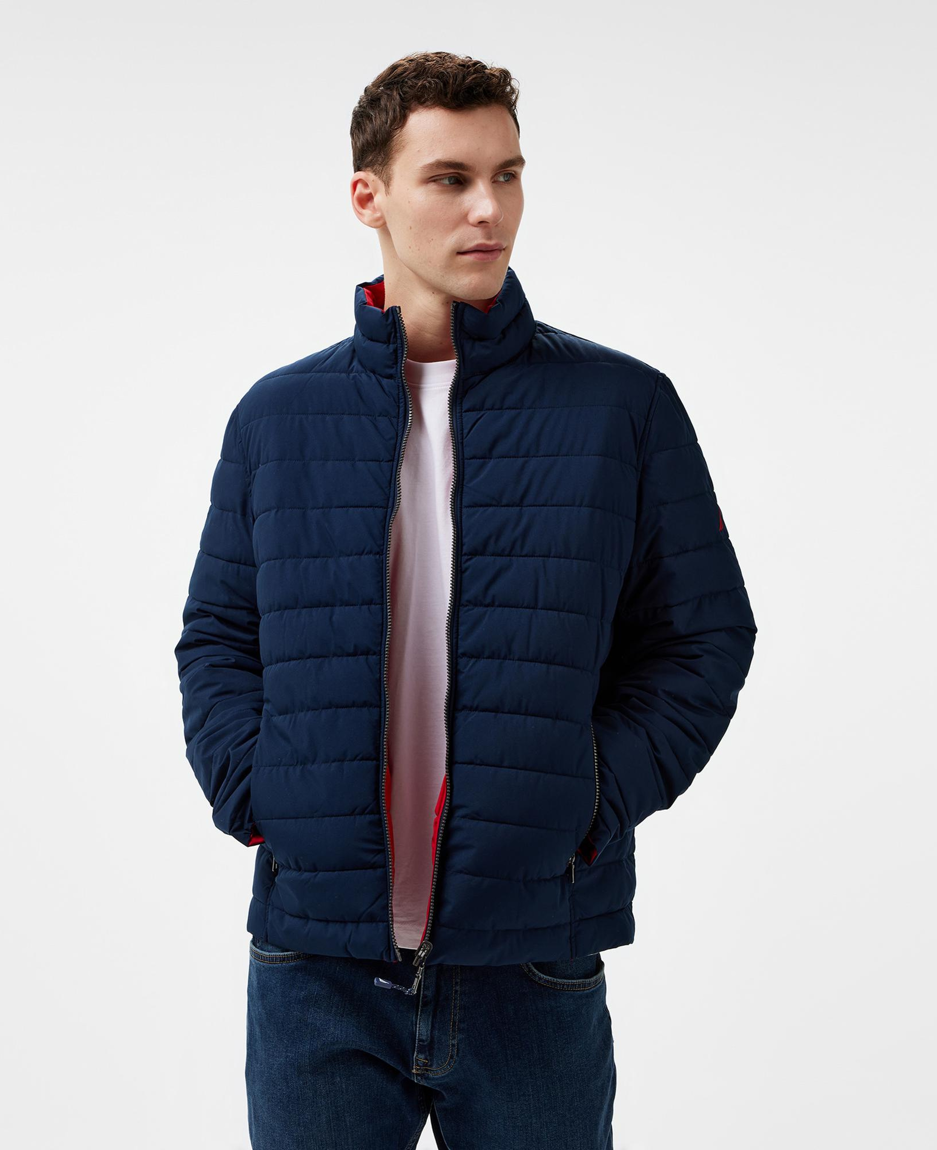 Nautica Erkek Lacivert Çift Taraflı Mont