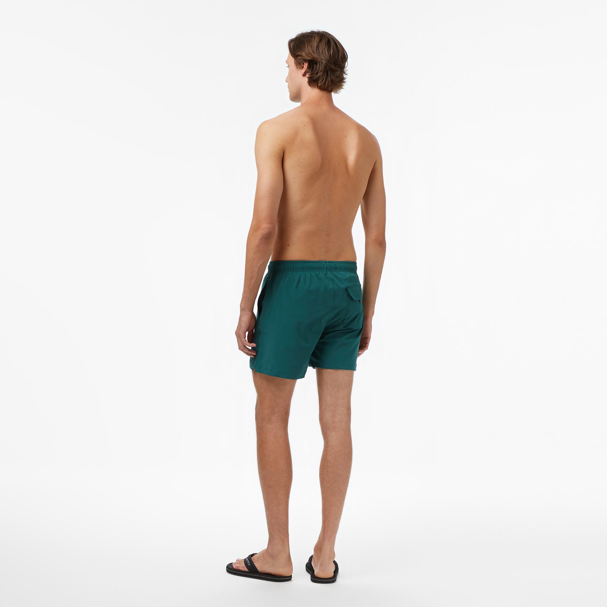 Nautica Erkek Yeşil Regular Fit Deniz Şortu