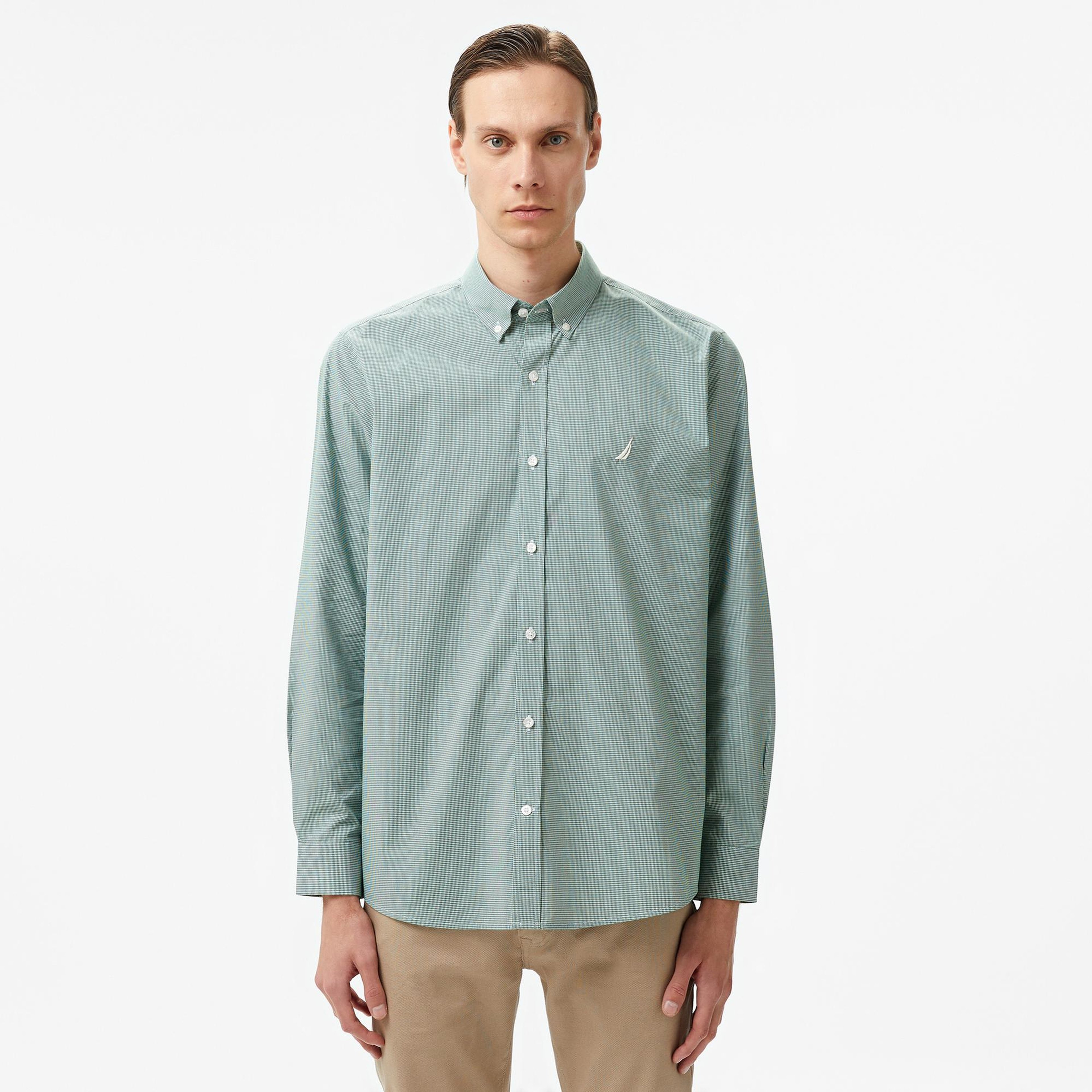 Nautica Erkek Yeşil Gömlek