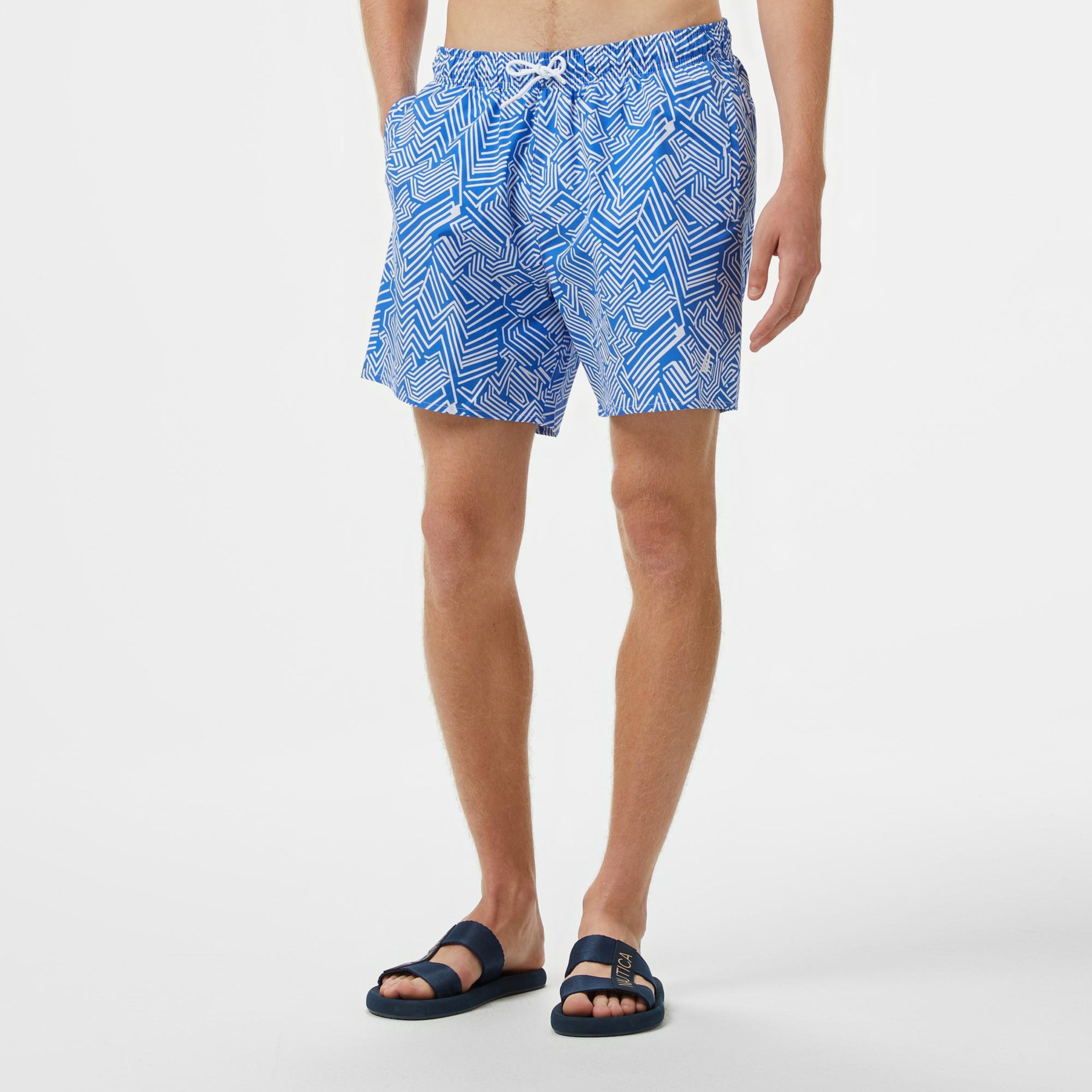 Nautica Erkek Mavi Deniz Şortu