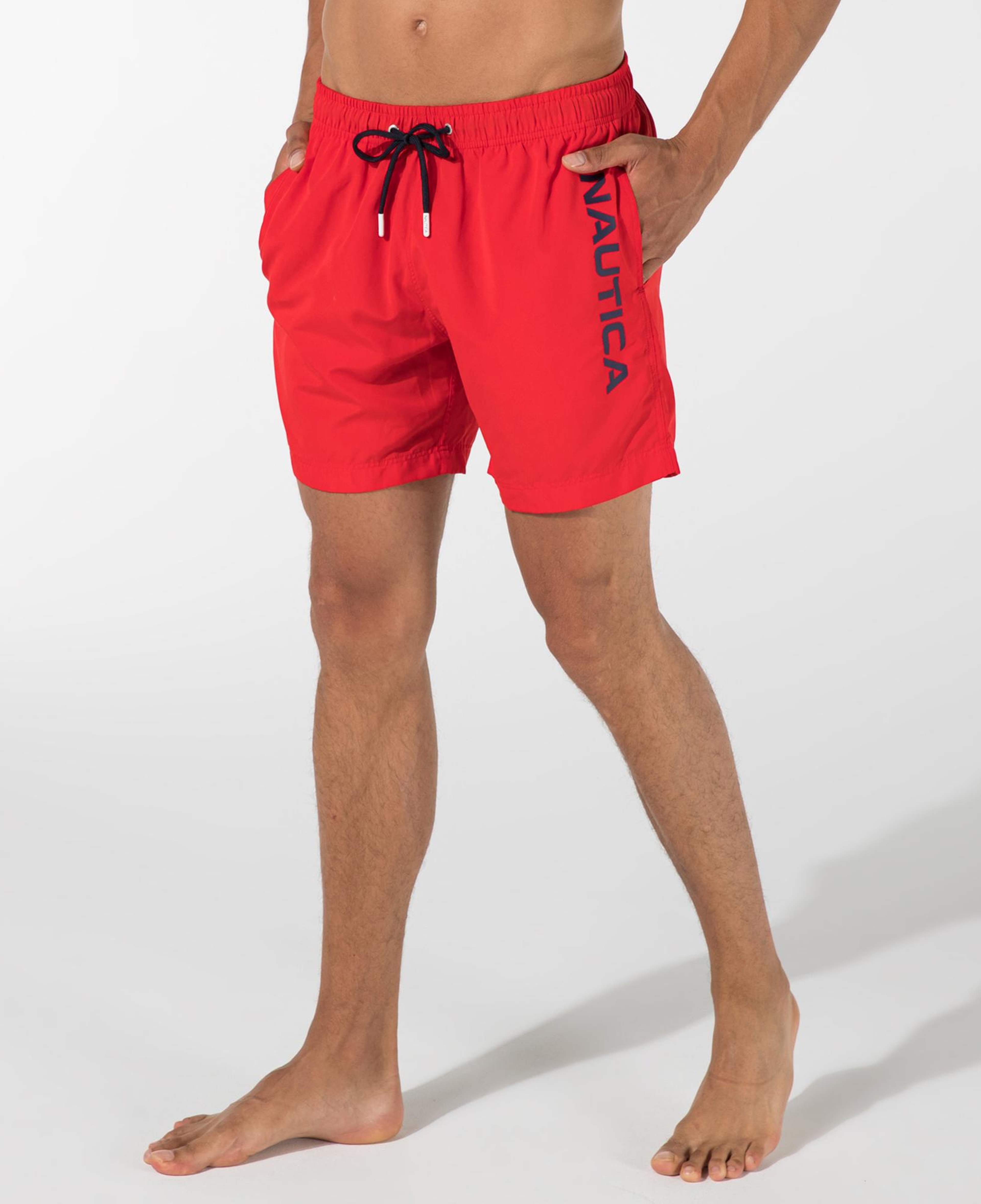 Nautica Erkek Kırmızı Deniz Şortu