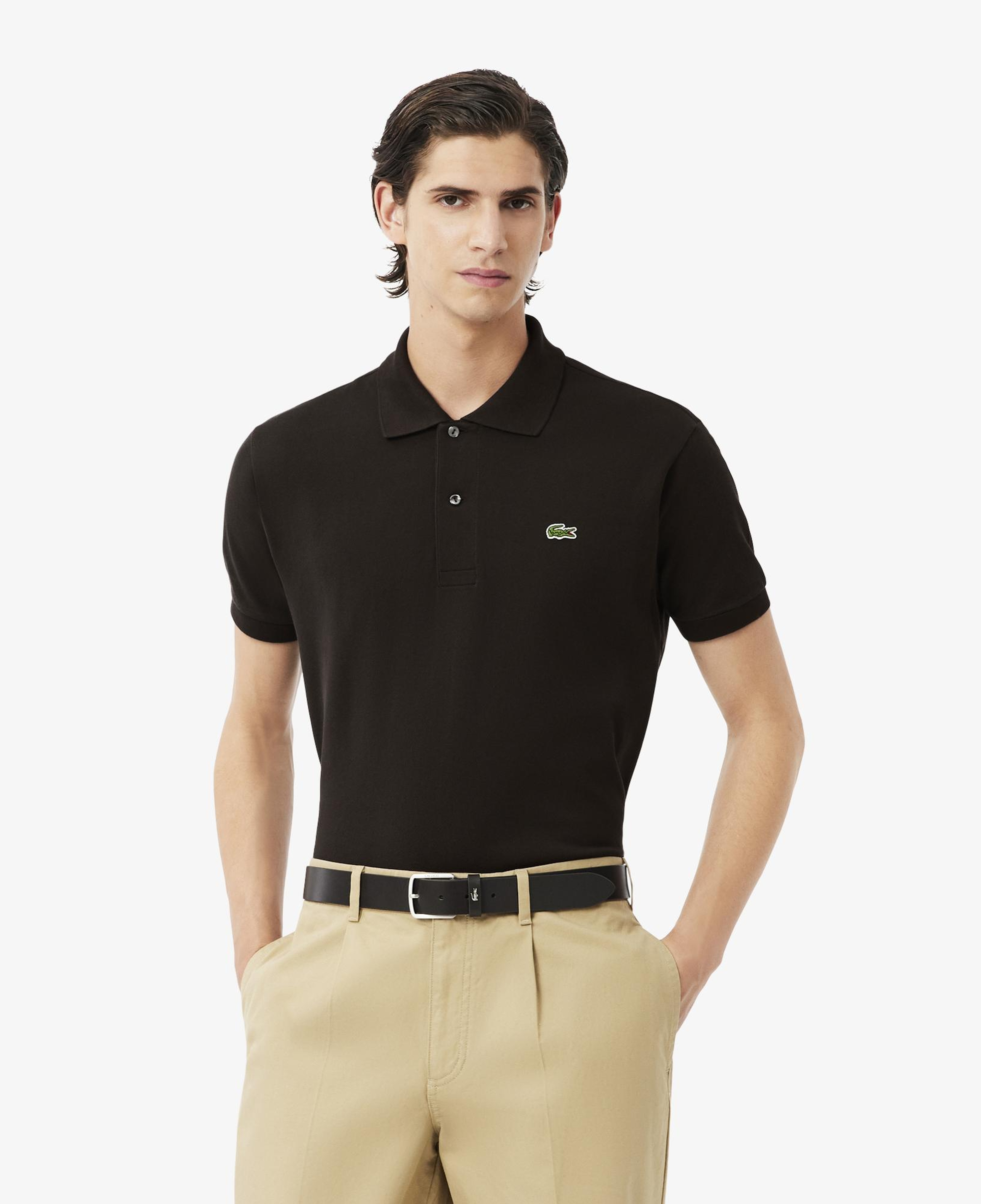 Lacoste L.12.12 Erkek Classic Fit Koyu Kahverengi Polo