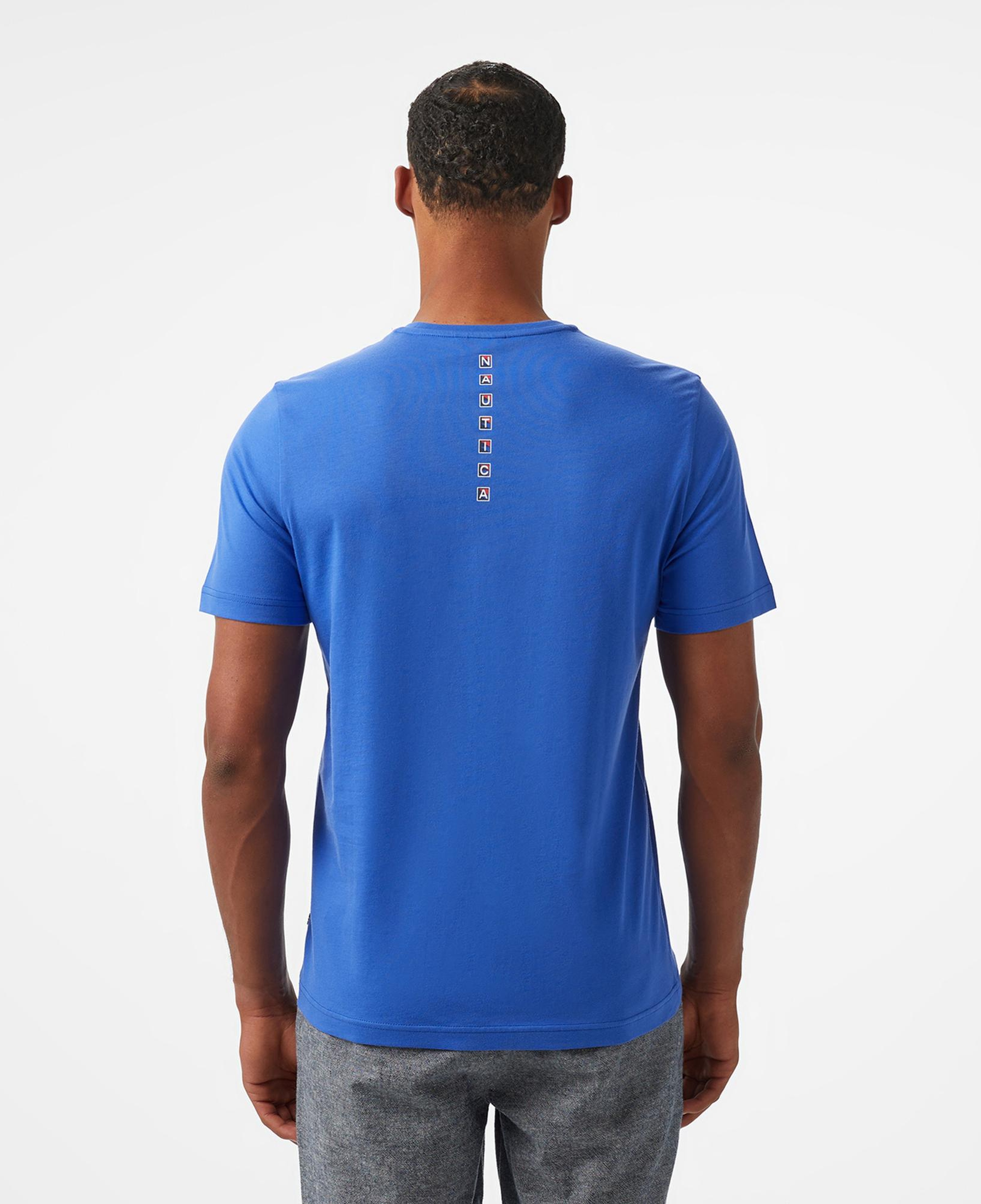 Nautica Erkek Mavi Regular Fit T-Shirt