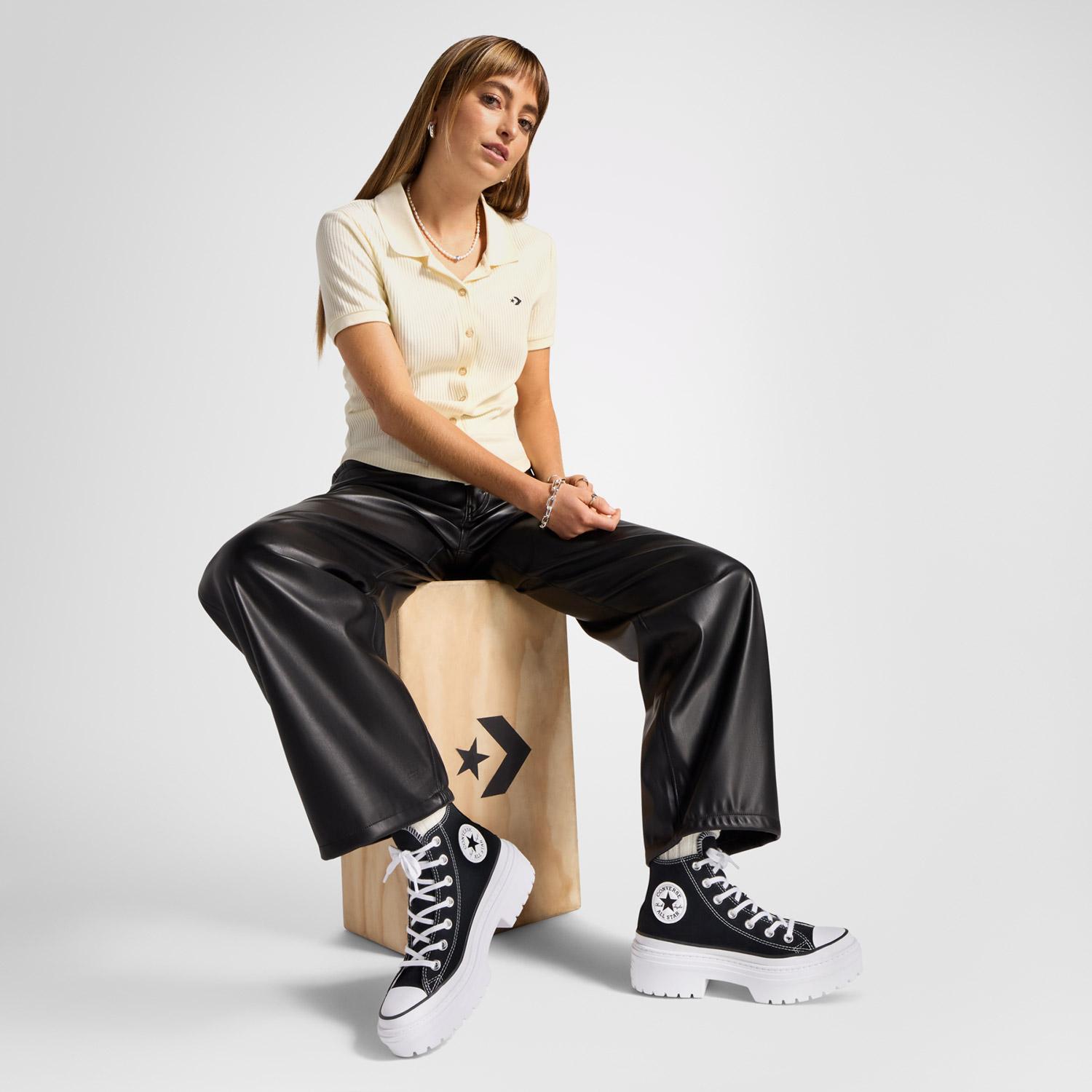 Converse Chuck Taylor All Star Lugged Heel Kadın Siyah Platform Sneaker