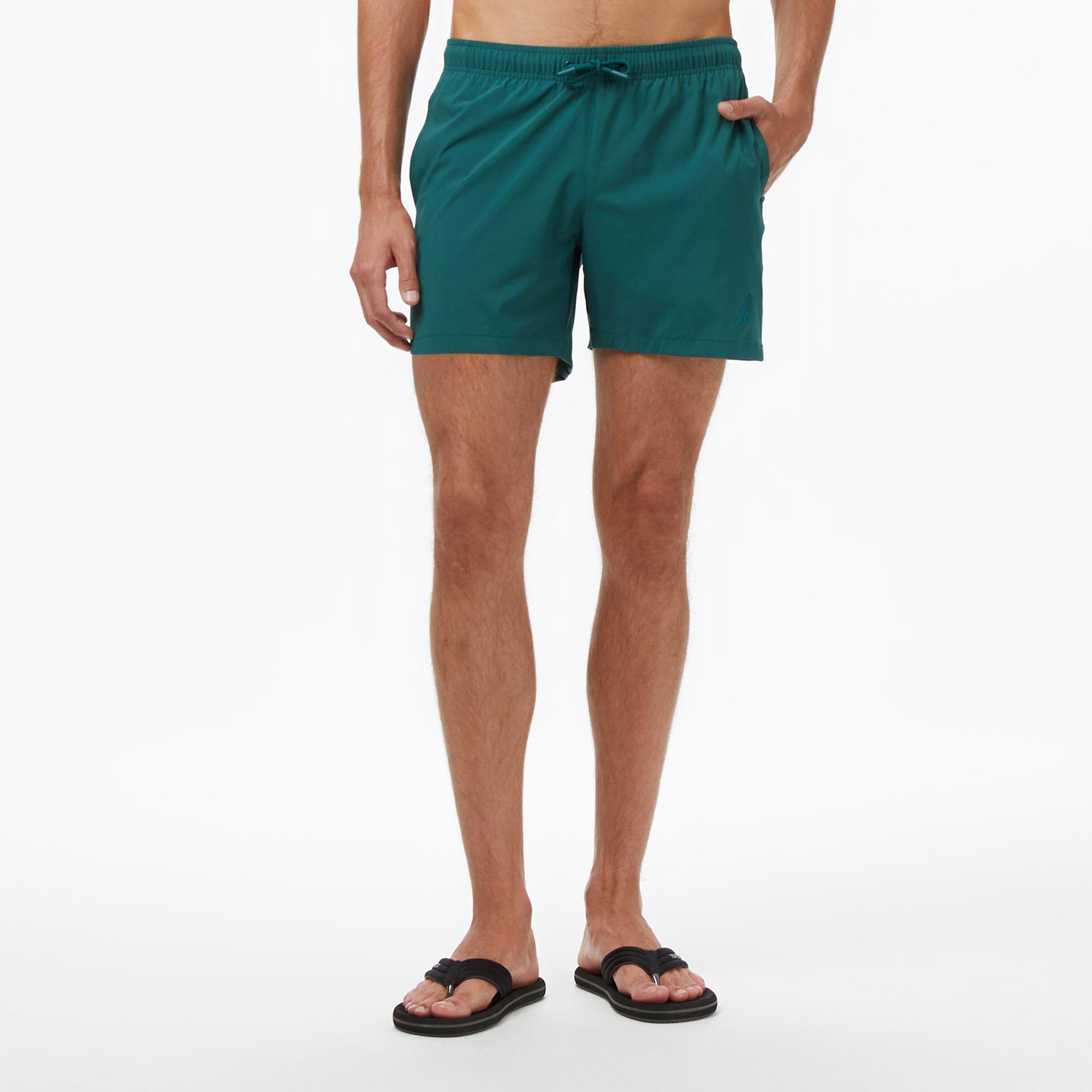 Nautica Erkek Yeşil Regular Fit Deniz Şortu