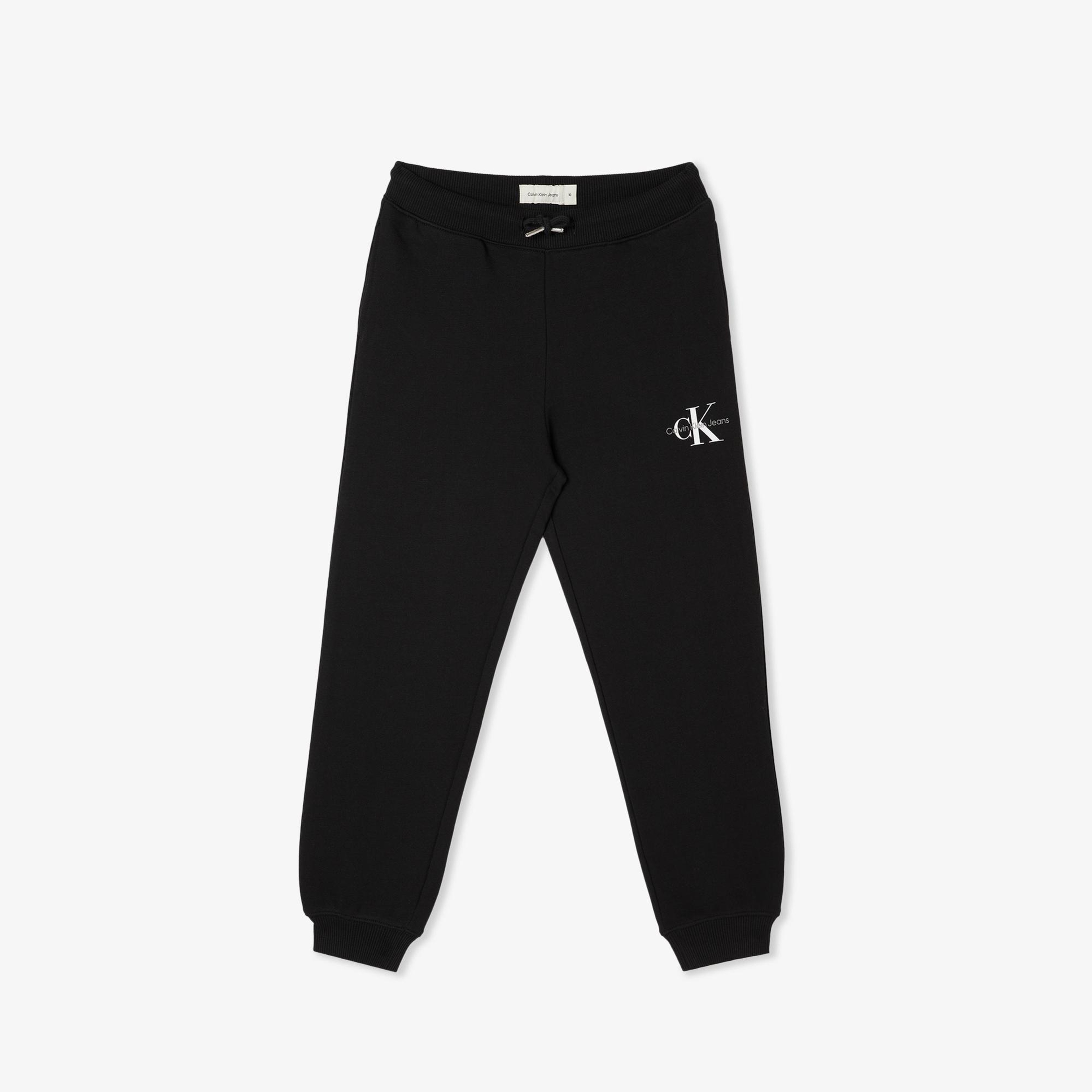 Calvin Klein Jeans Monogram Logo Çocuk Siyah Eşofman Altı