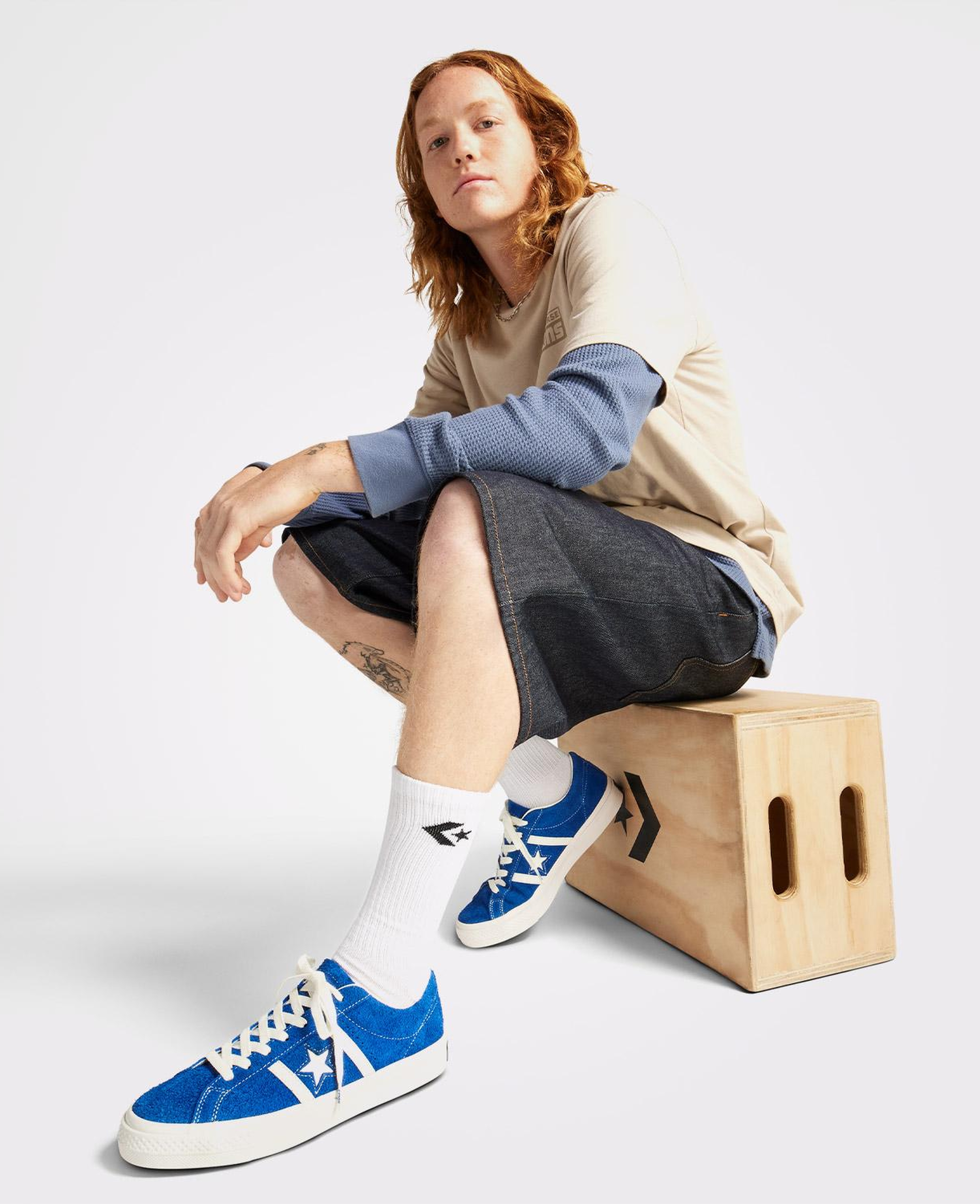 Converse One Star Academy Pro Unisex Mavi Sneaker