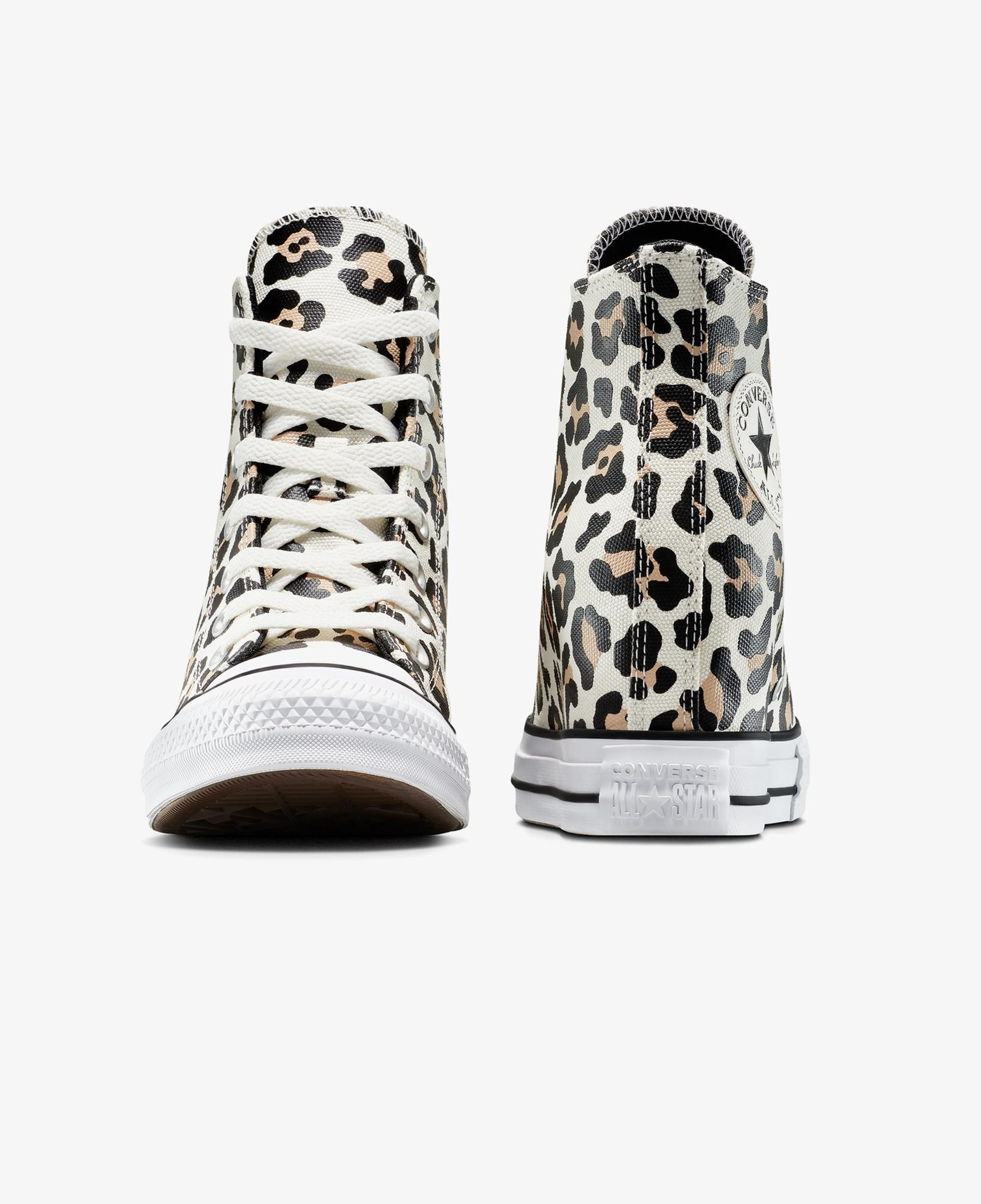 Converse Chuck Taylor All Star Platform Wedge Kadın Krem Sneaker