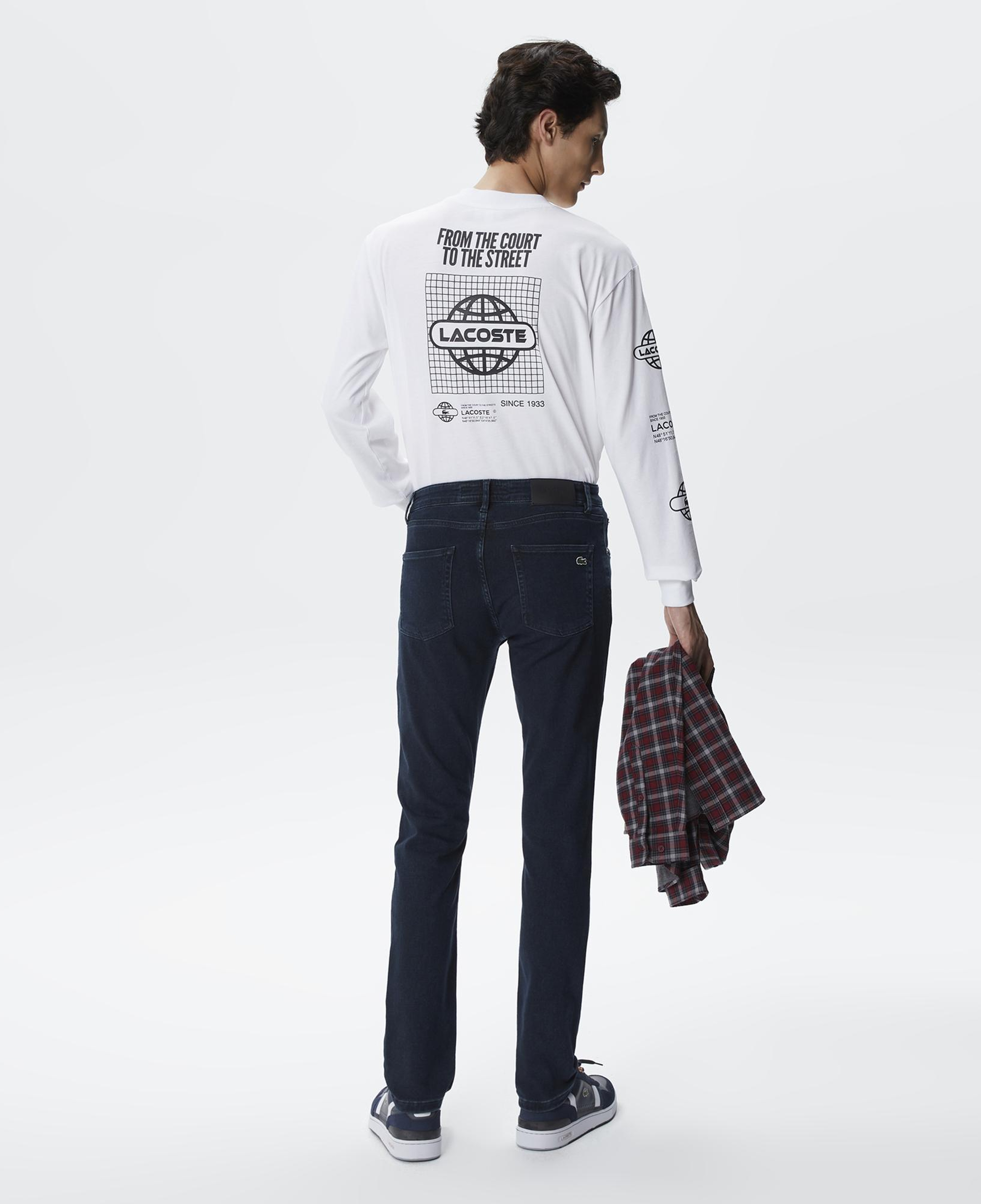 Erkek Slim Fit Lacivert Jean Pantolon