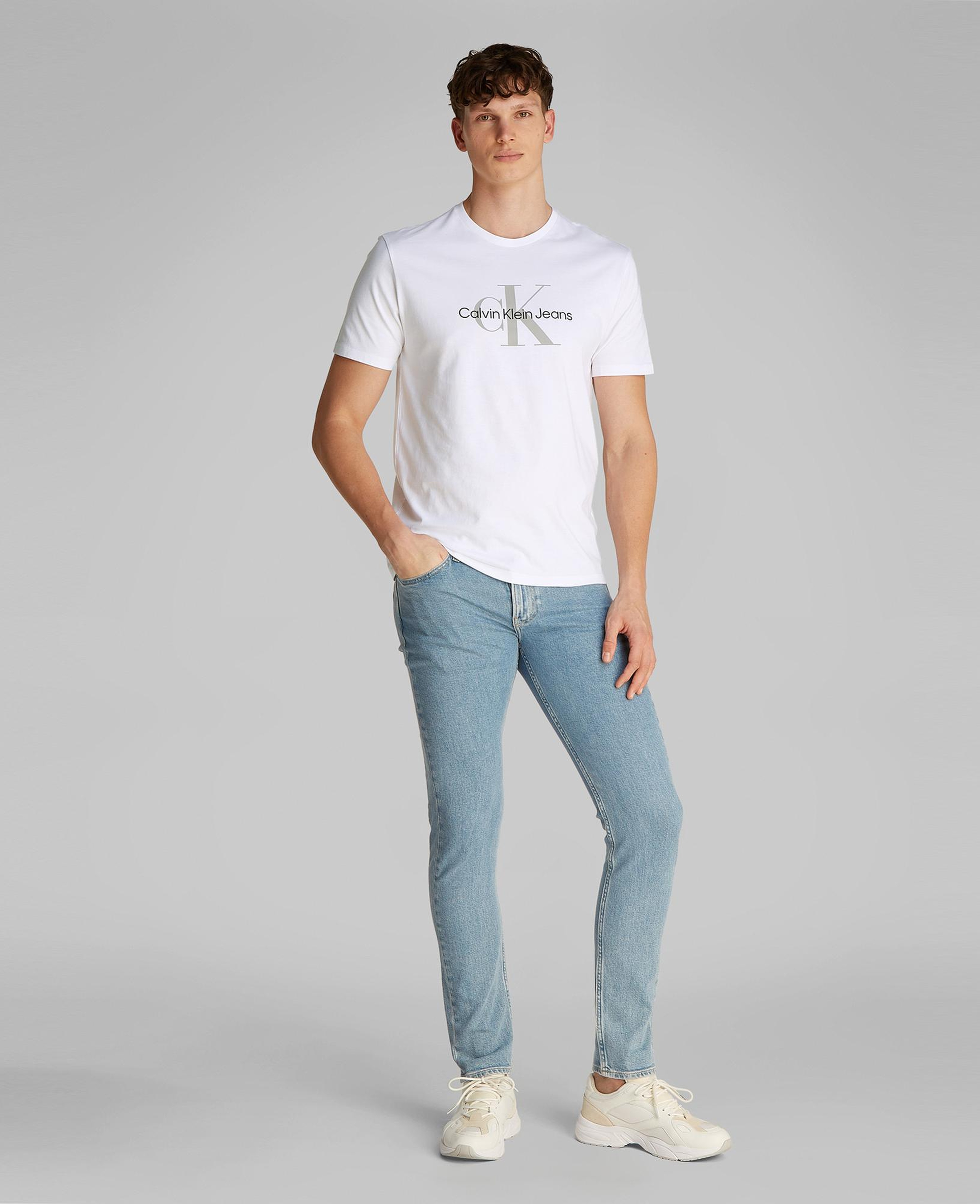 Calvin Klein Hero Monologo Erkek Beyaz T-Shirt