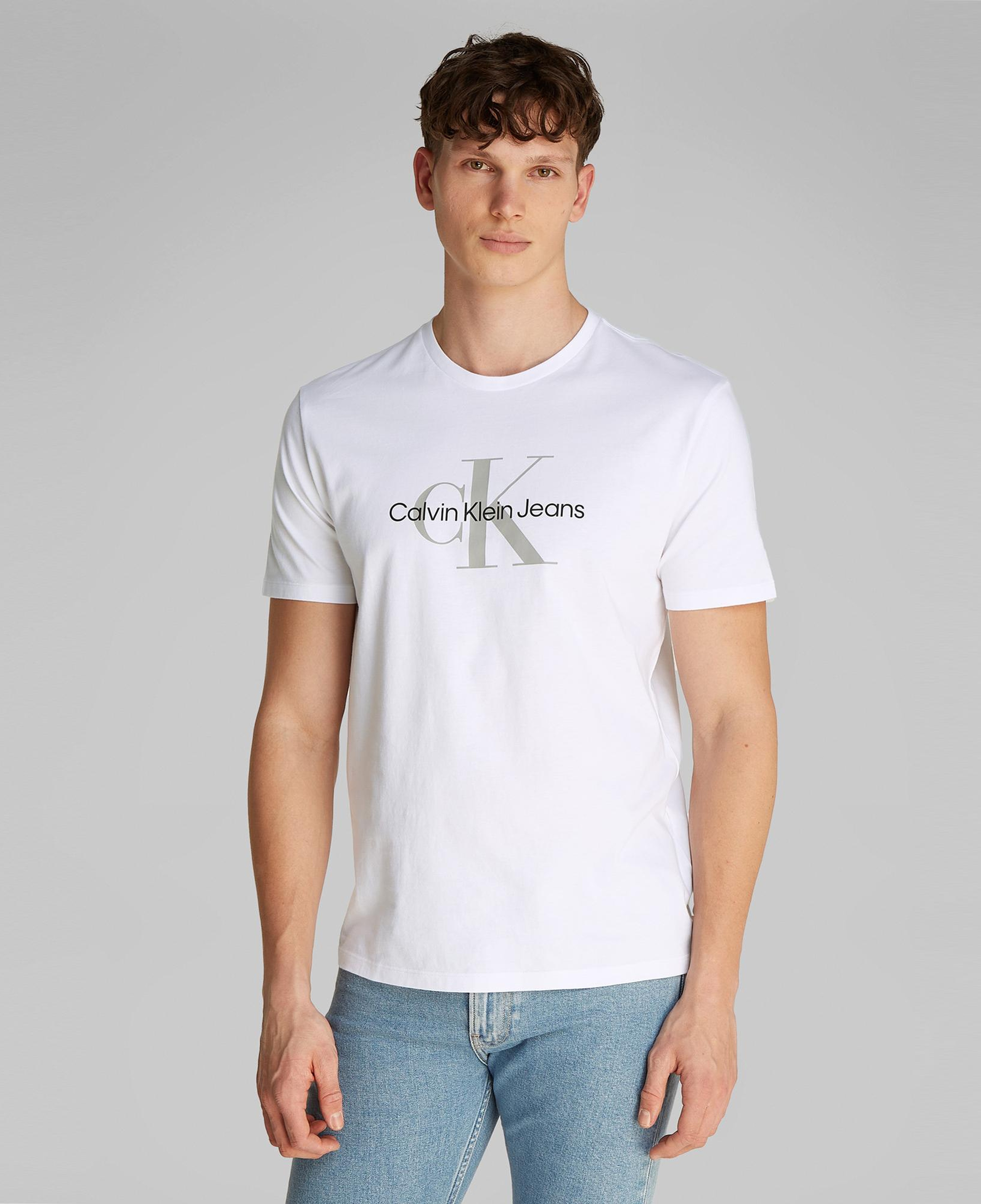 Calvin Klein Hero Monologo Erkek Beyaz T-Shirt