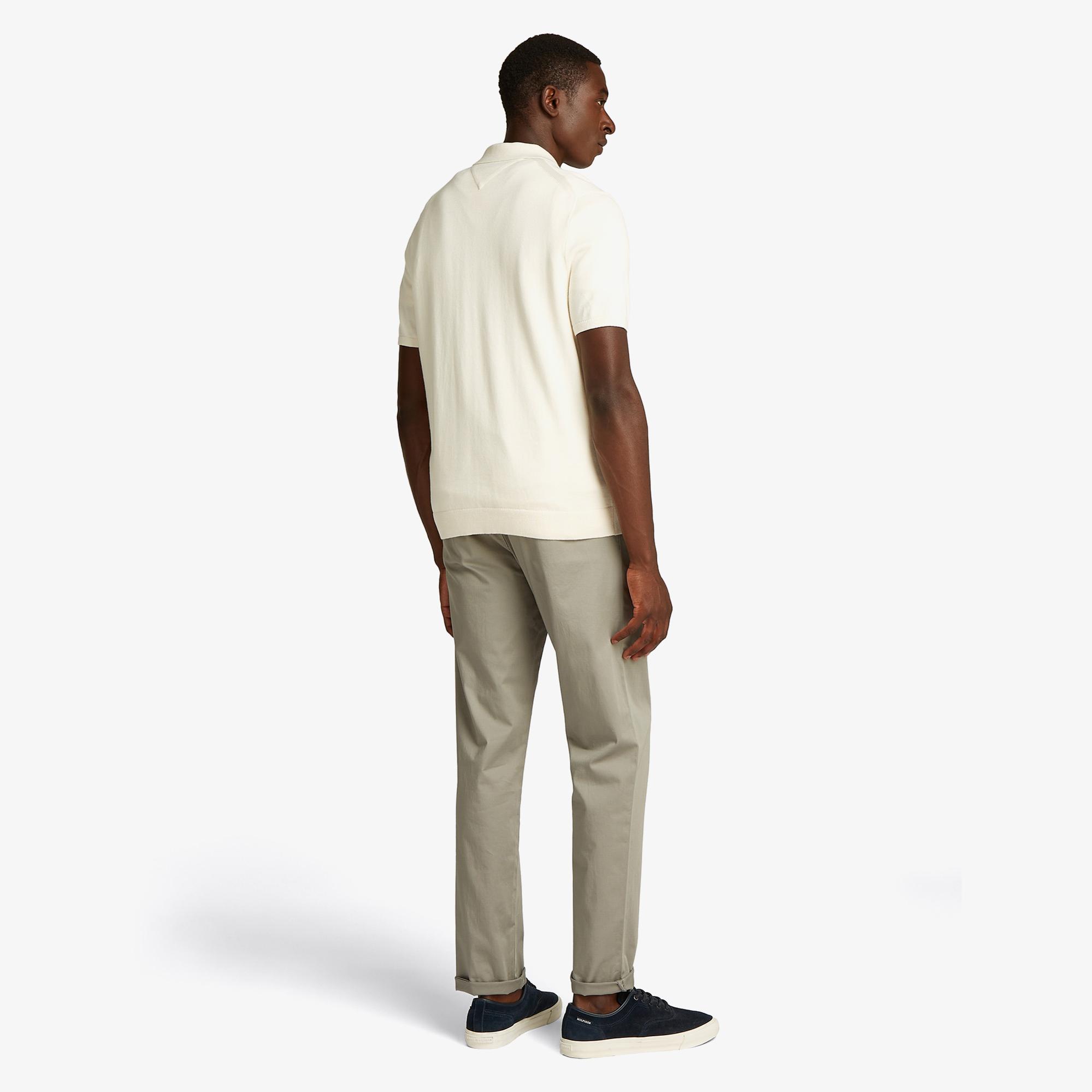 Tommy Hilfiger Core Essentials Erkek Krem Rengi Triko