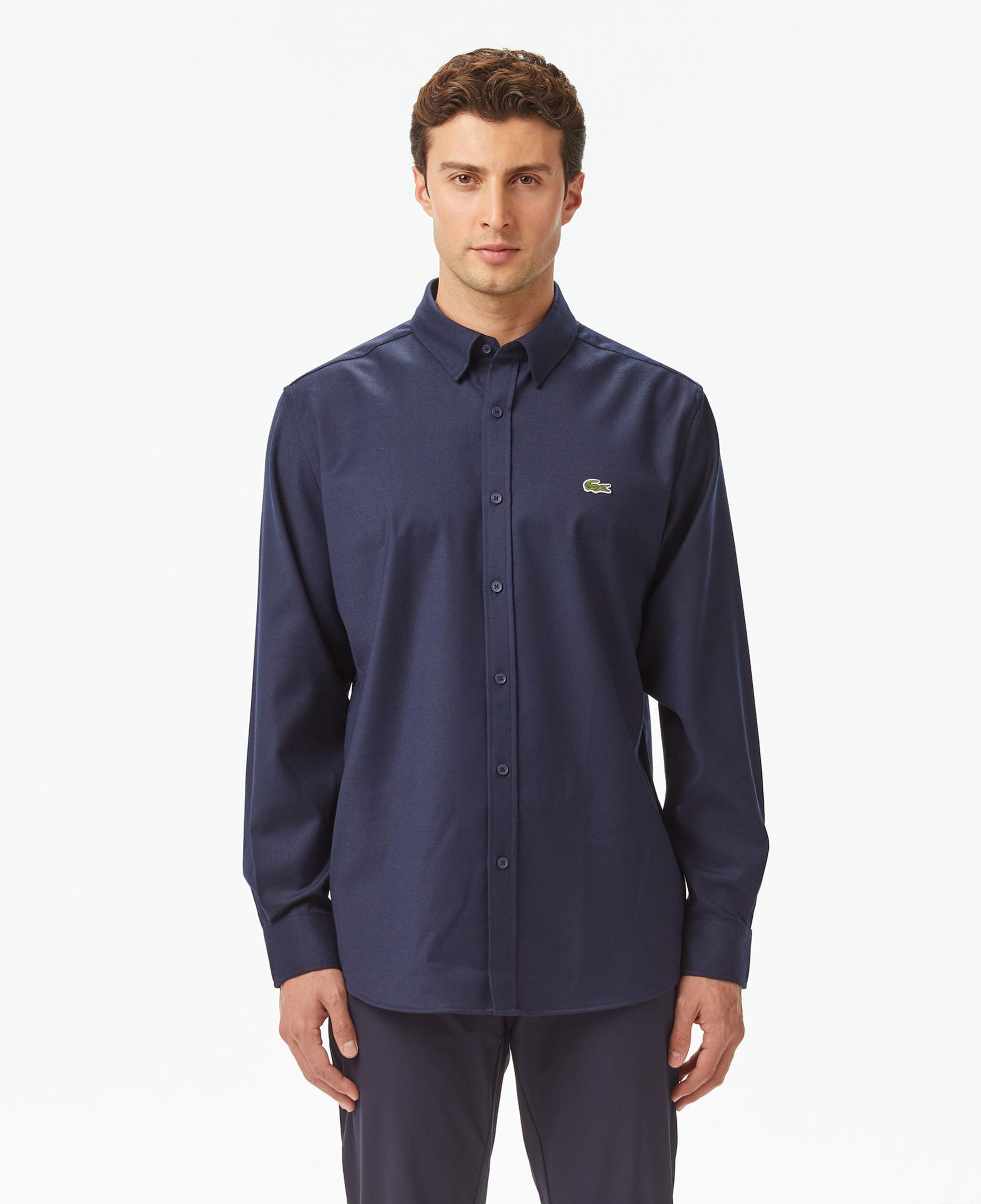 Lacoste Erkek Regular Fit Lacivert Gömlek