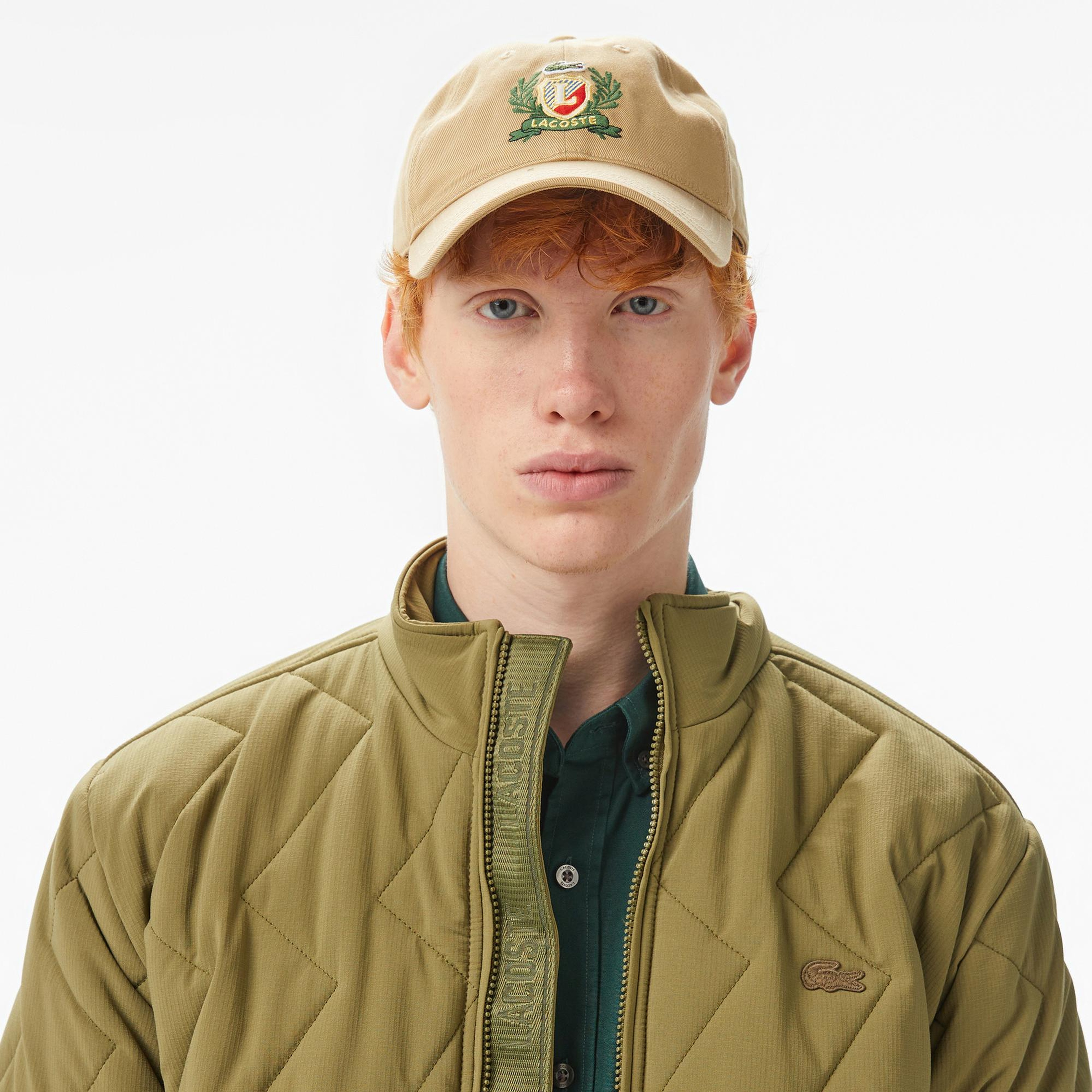 Lacoste Erkek Dik Yaka Kapitone Haki Mont