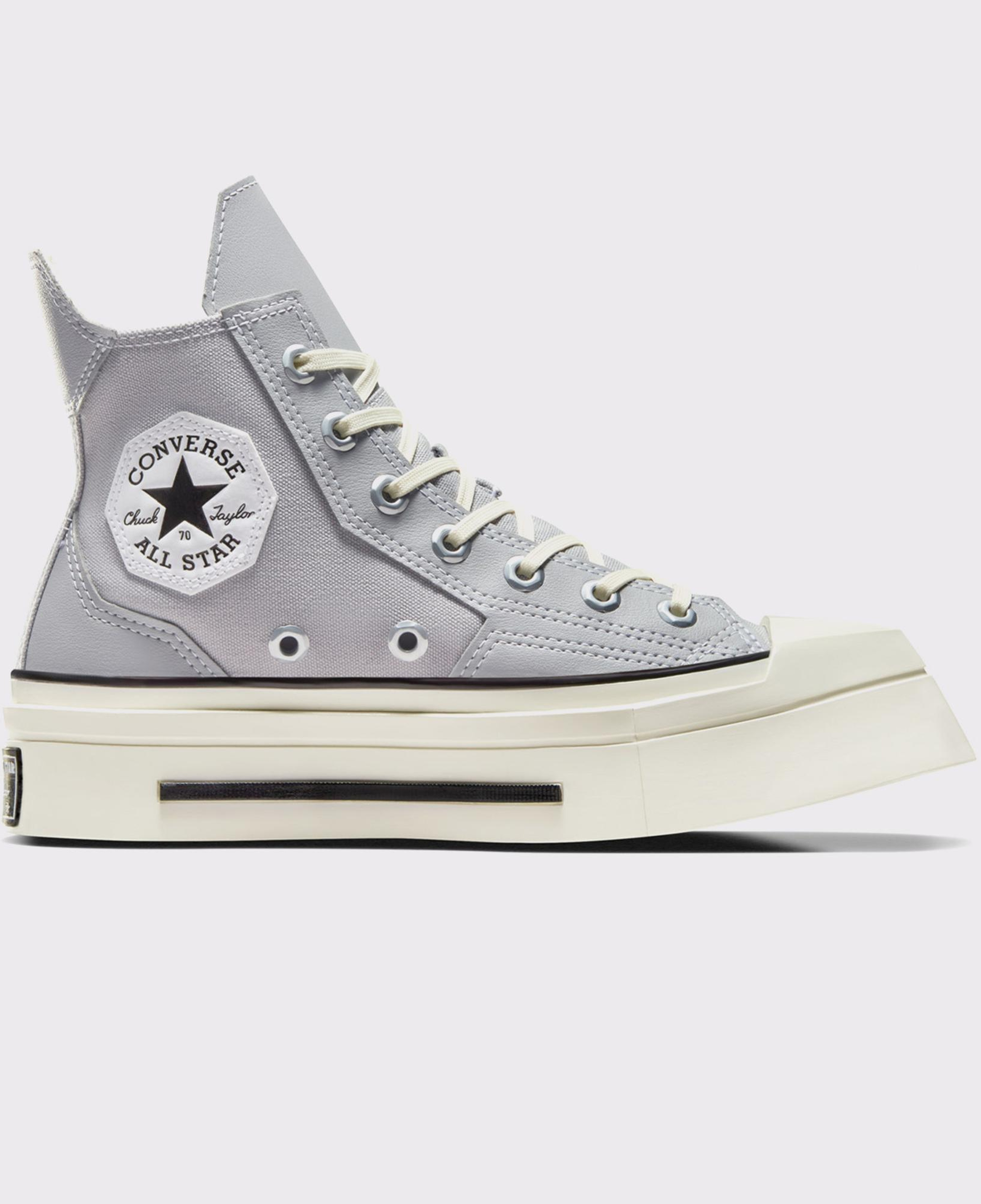 Converse Chuck 70 De Luxe Squared Unisex Gri Platform Sneaker