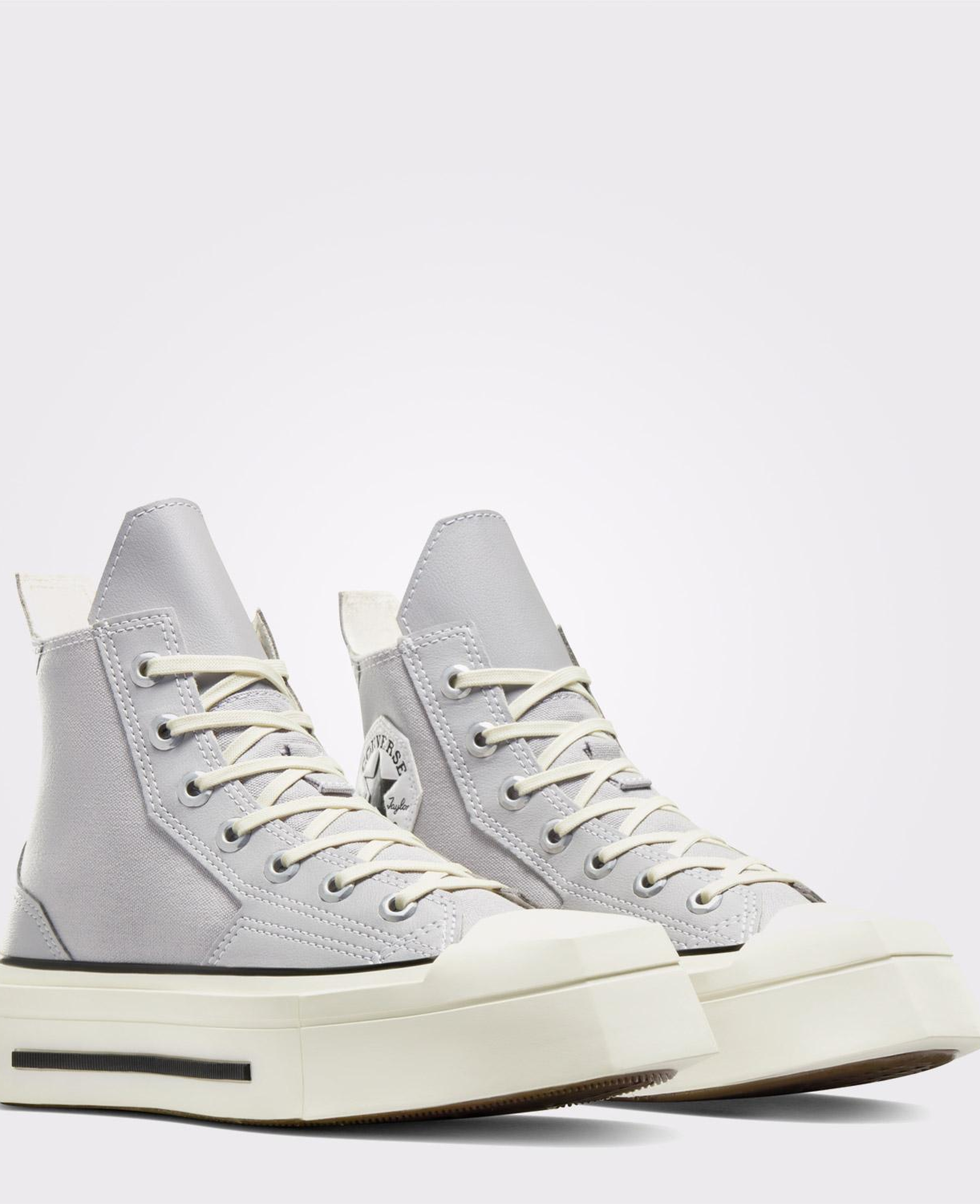 Converse Chuck 70 De Luxe Squared Unisex Gri Platform Sneaker