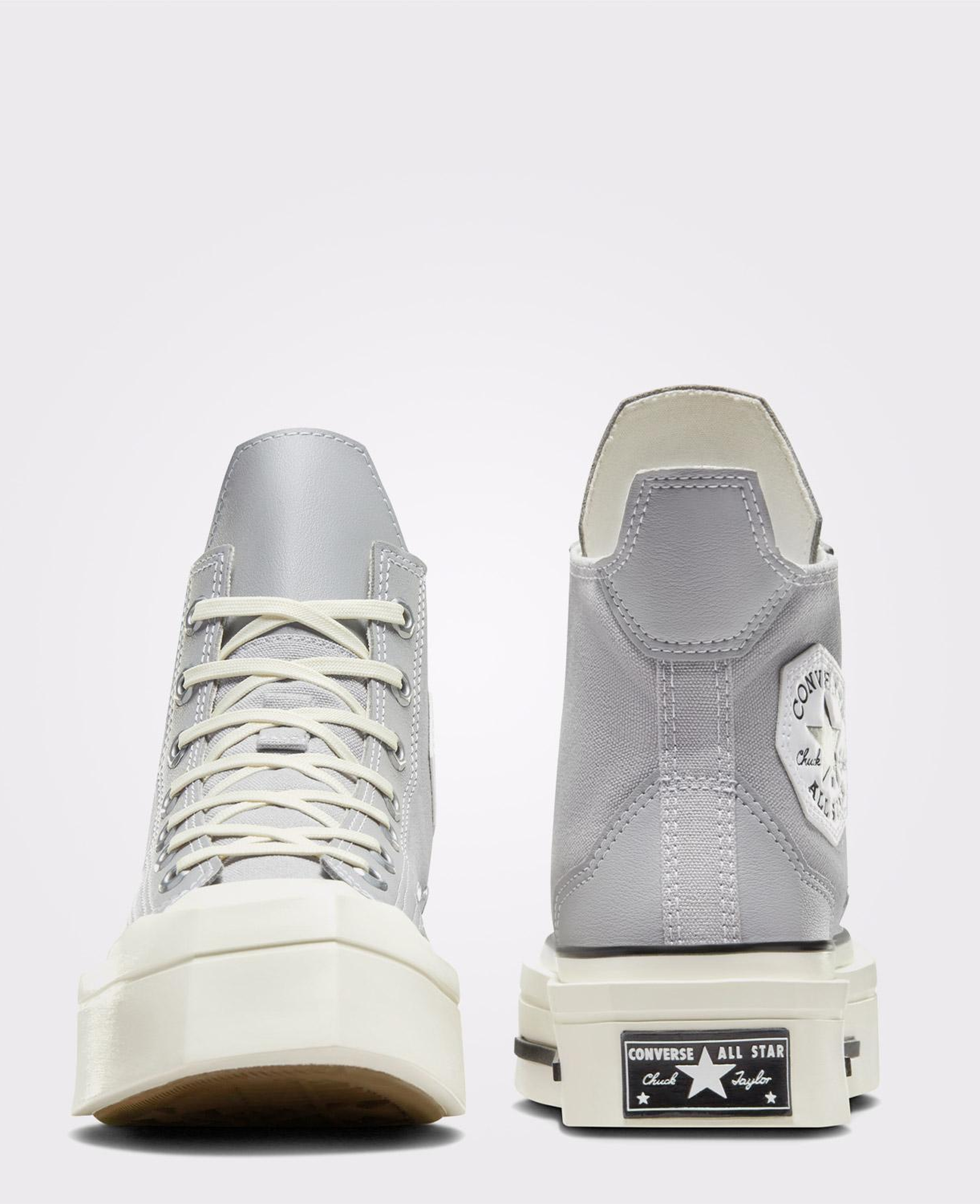 Converse Chuck 70 De Luxe Squared Unisex Gri Platform Sneaker