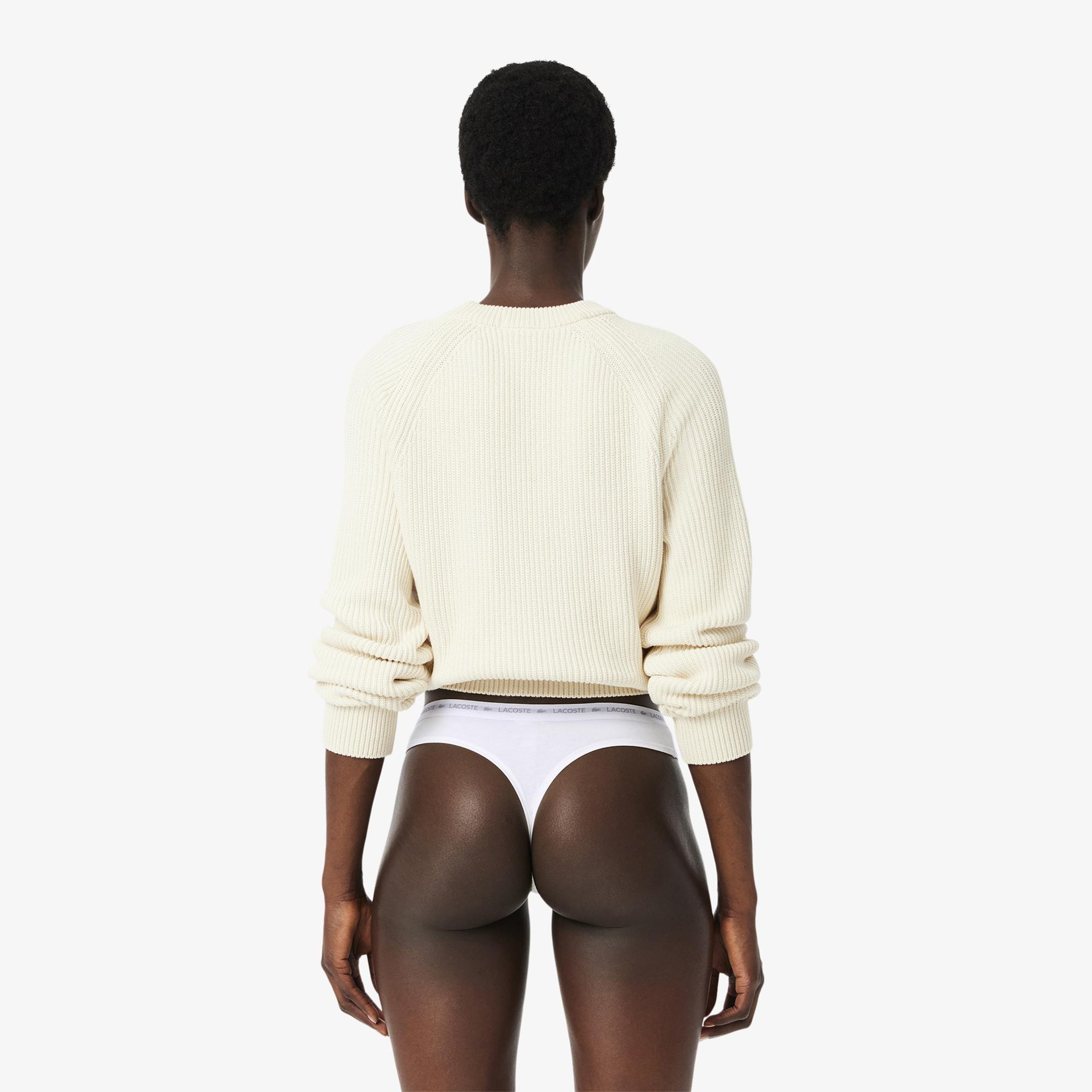 Lacoste Kadın Regular Fit 3'lü Renkli Külot