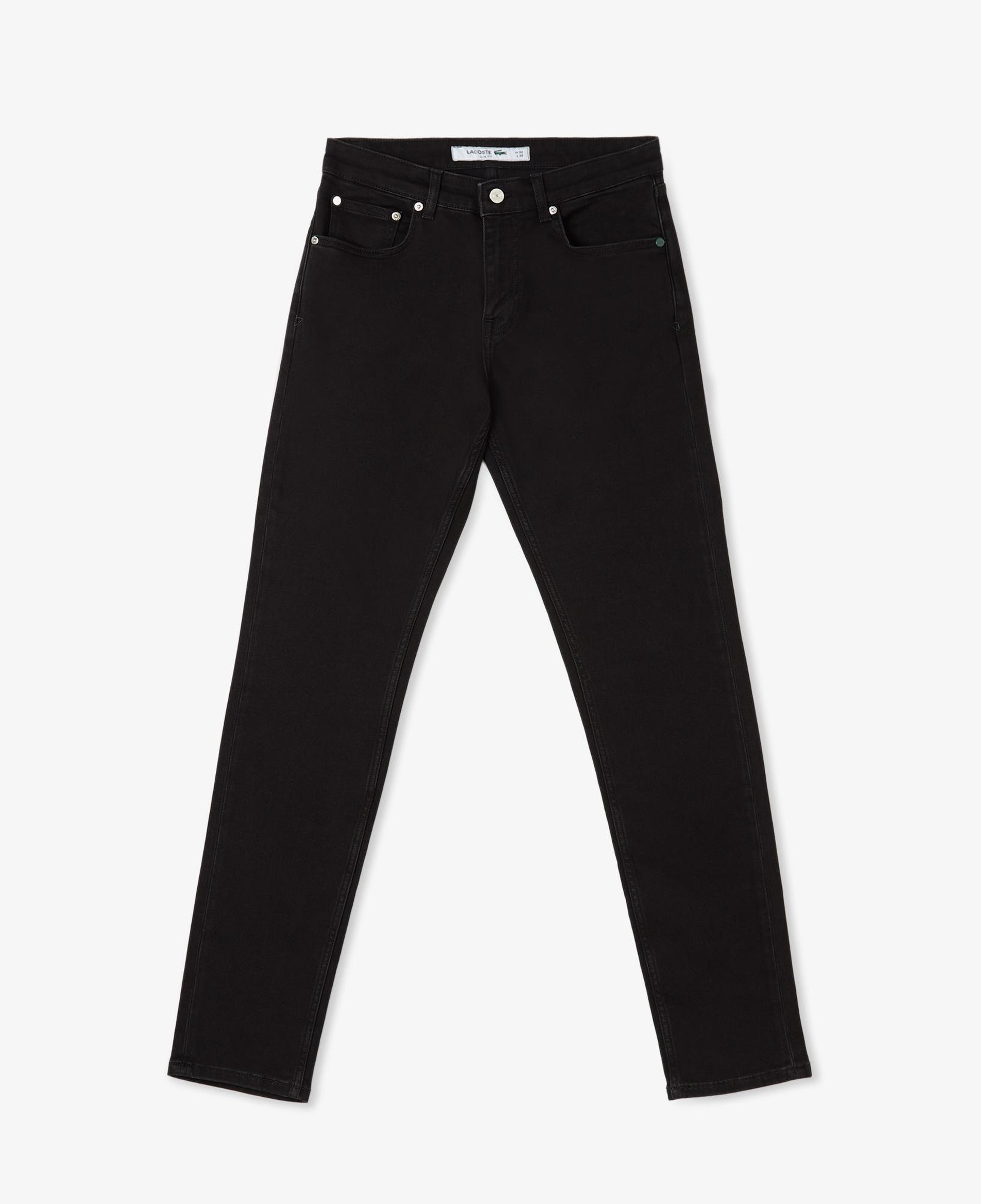 Lacoste Erkek Slim Fit Siyah Jean Pantolon