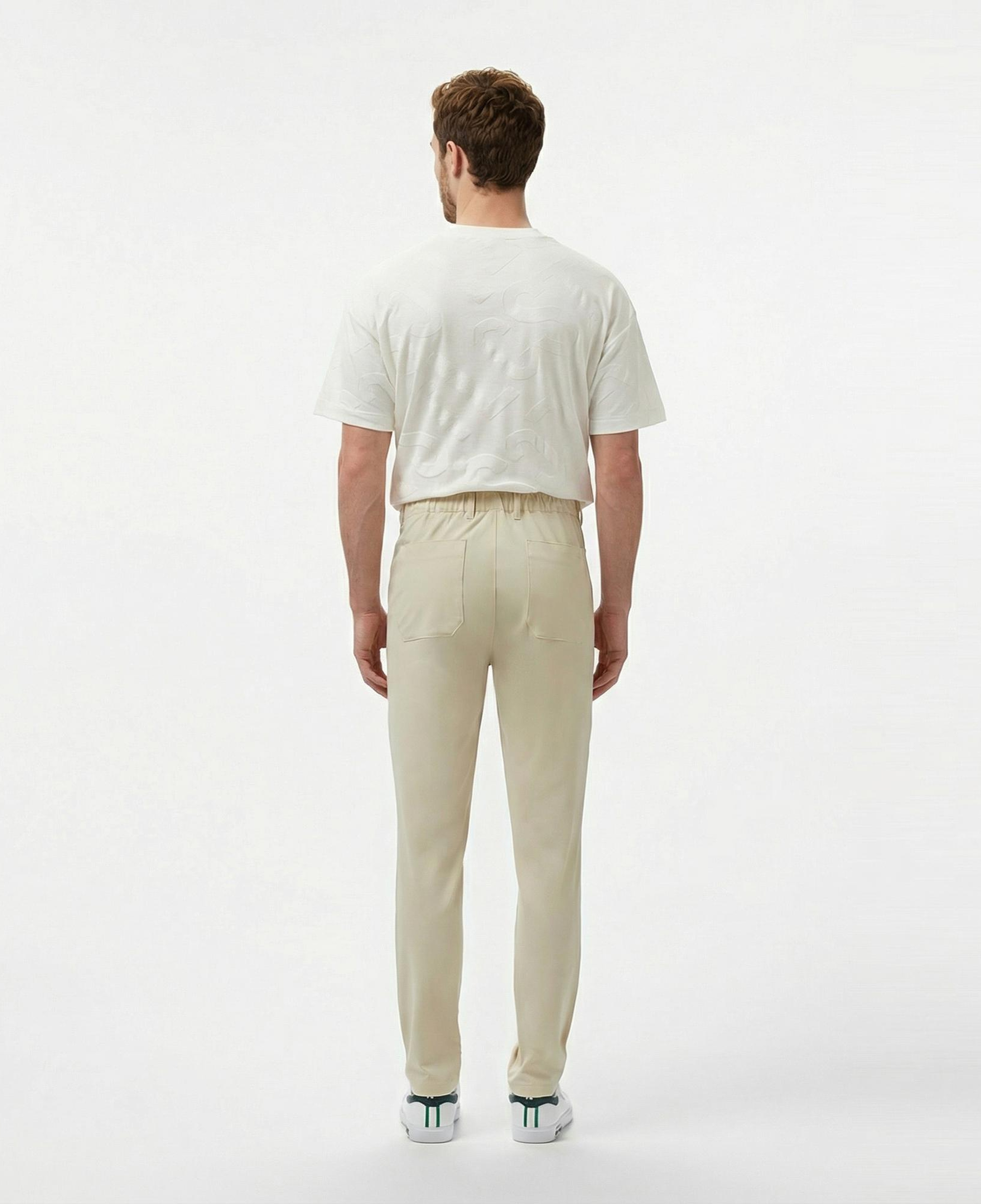 Lacoste Erkek Tapered Fit Bej Pantolon