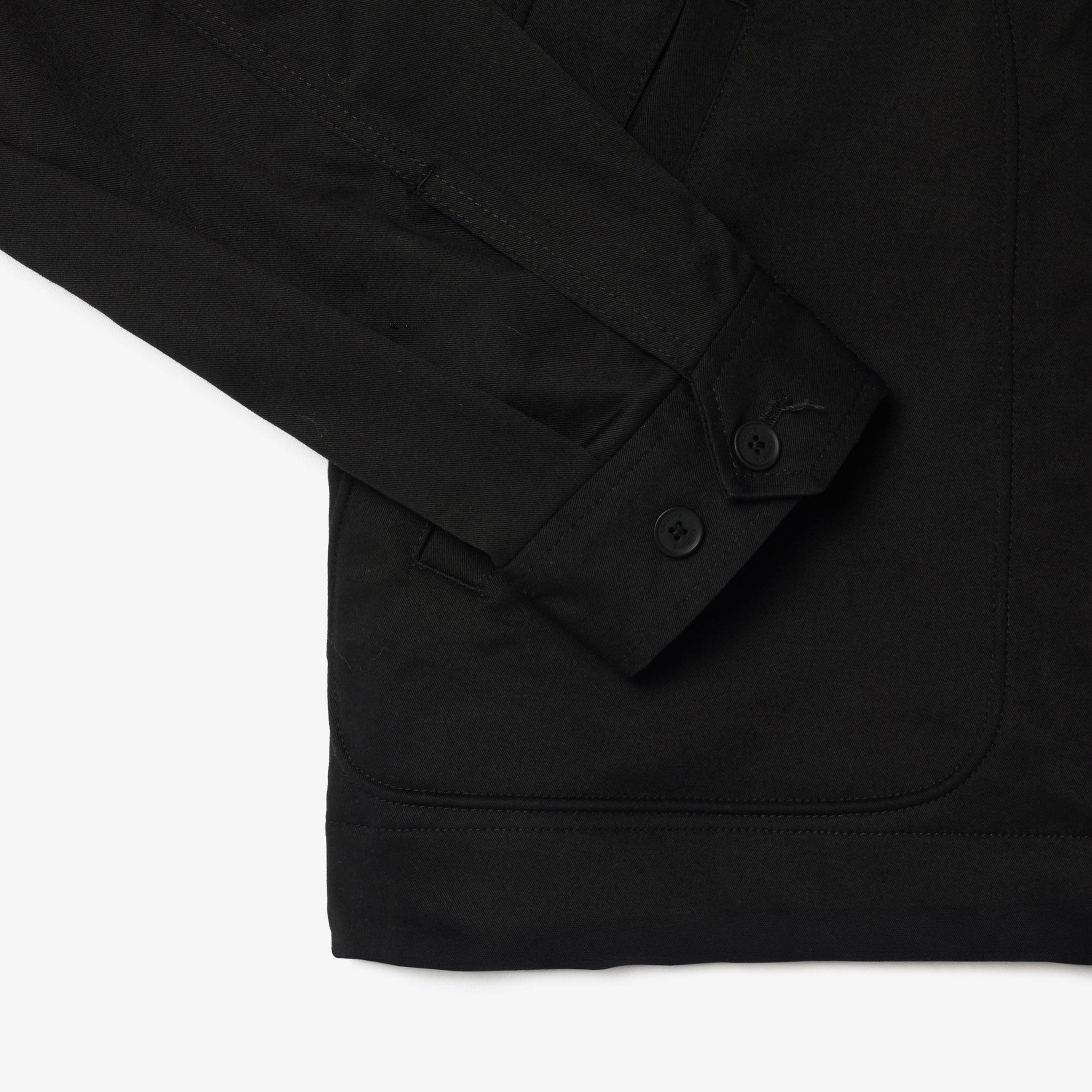 Lacoste Erkek Gömlek Yaka Siyah Ceket