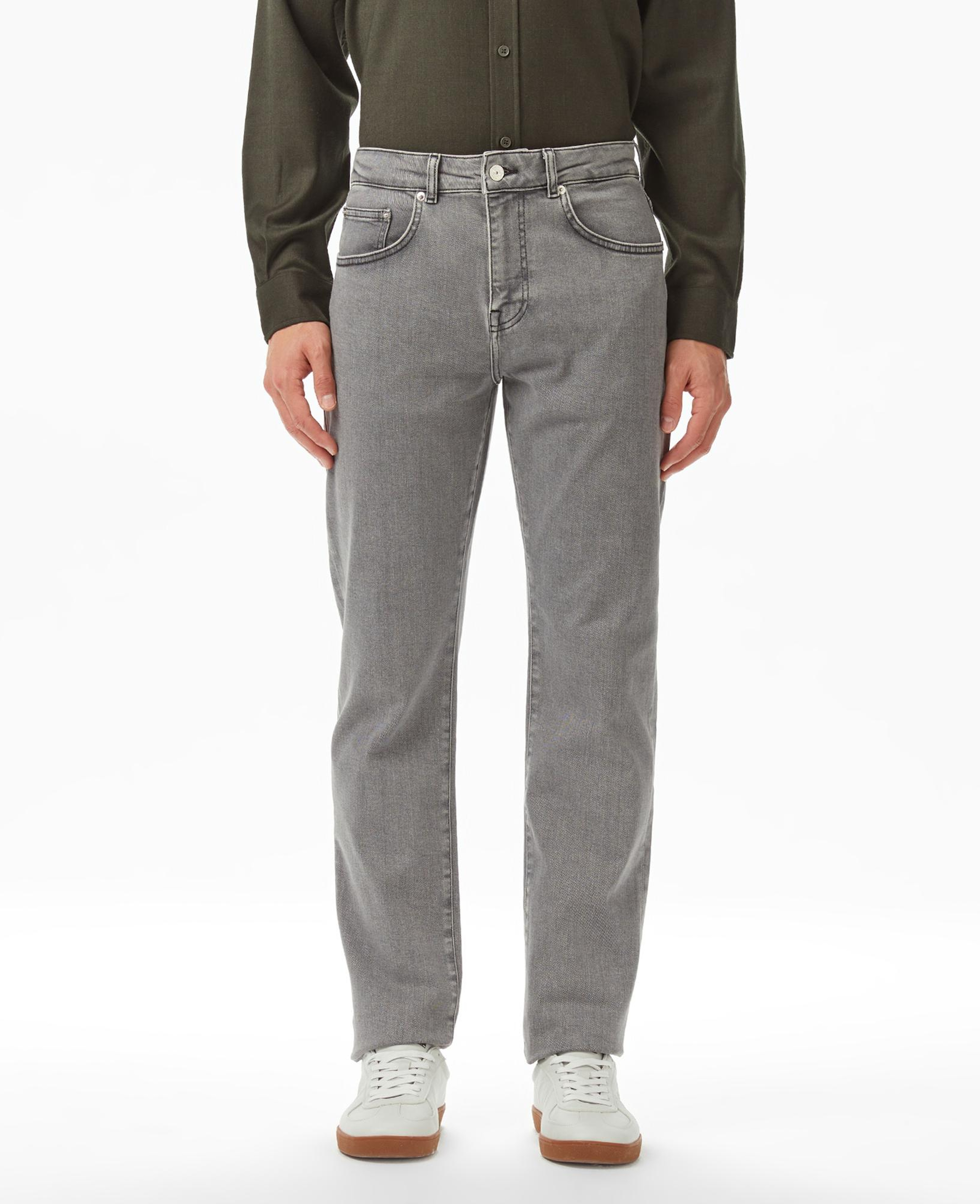 Lacoste Erkek Regular Fit Gri Jean Pantolon