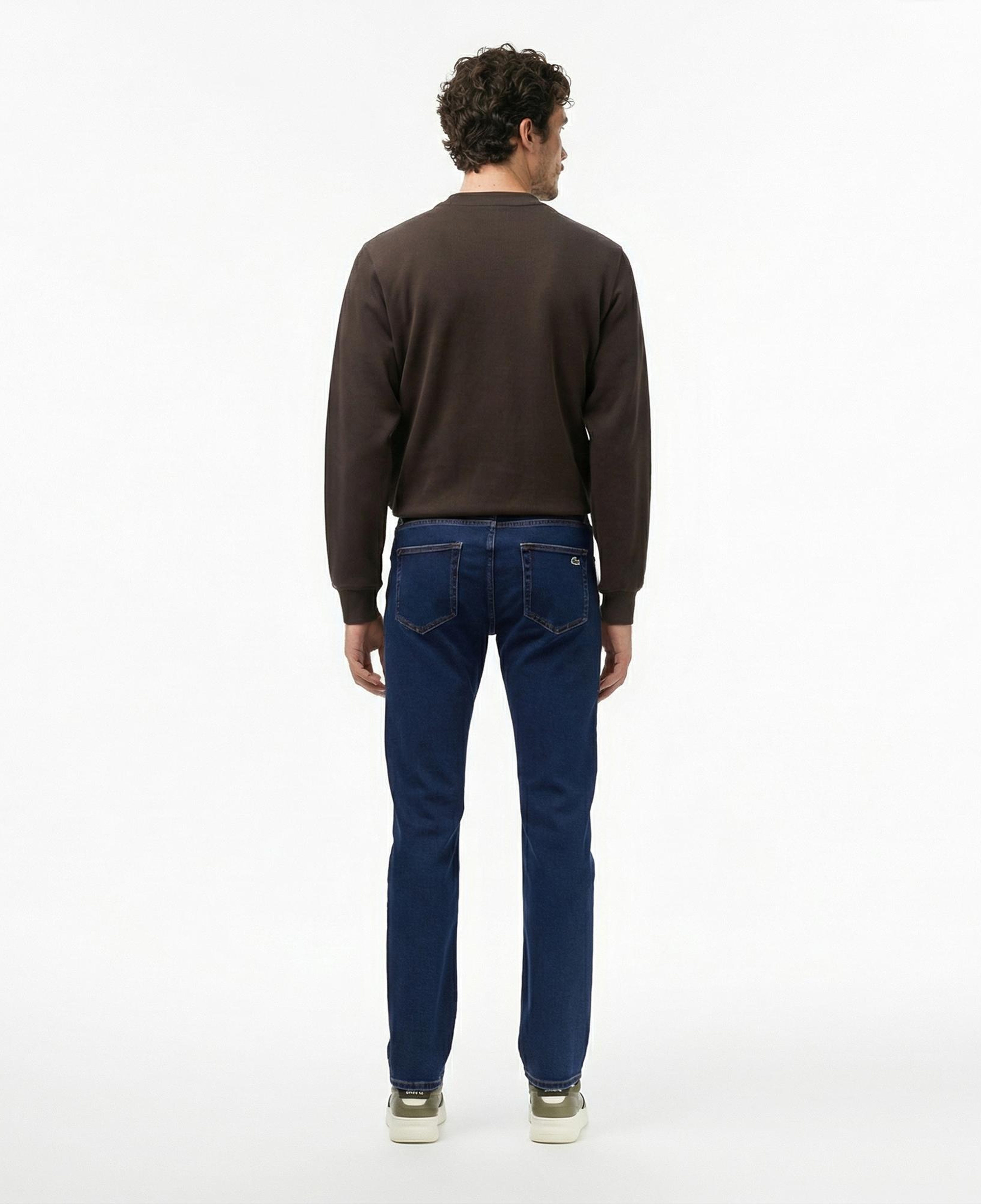 Lacoste Erkek Regular Fit Lacivert Jean Pantolon