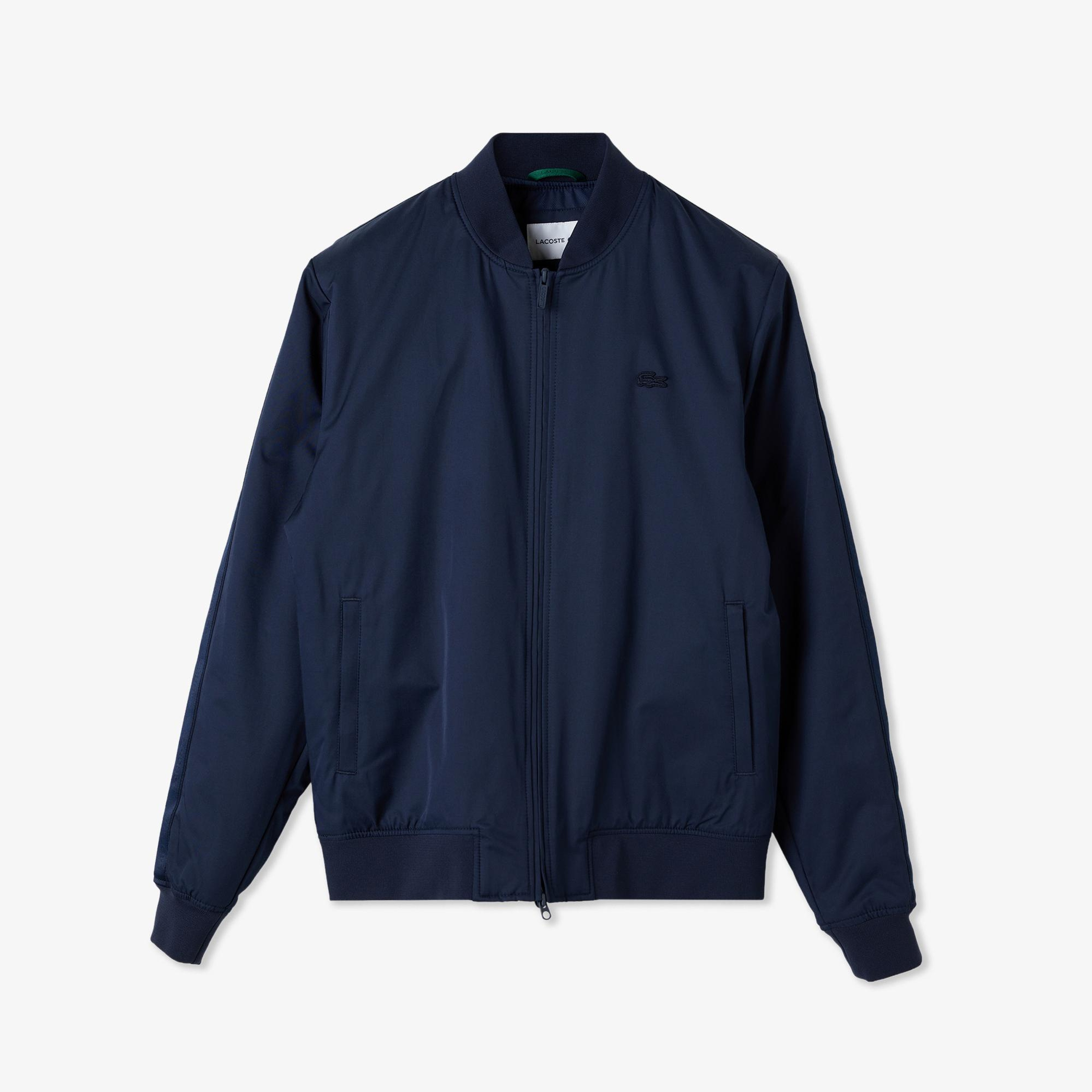 Lacoste Erkek Dik Yaka Lacivert Bomber Ceket