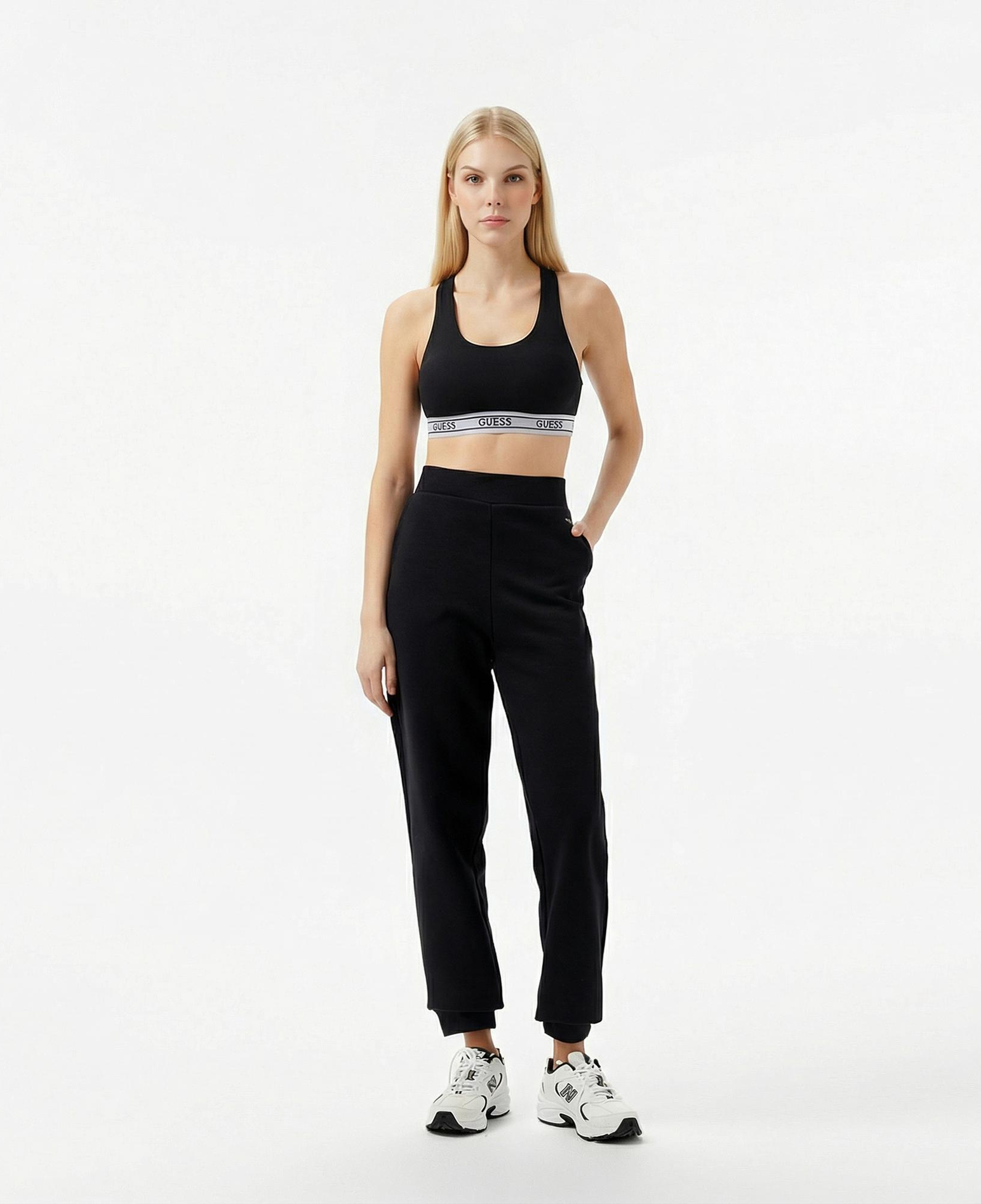 Guess New Aline Kadın Siyah Bra