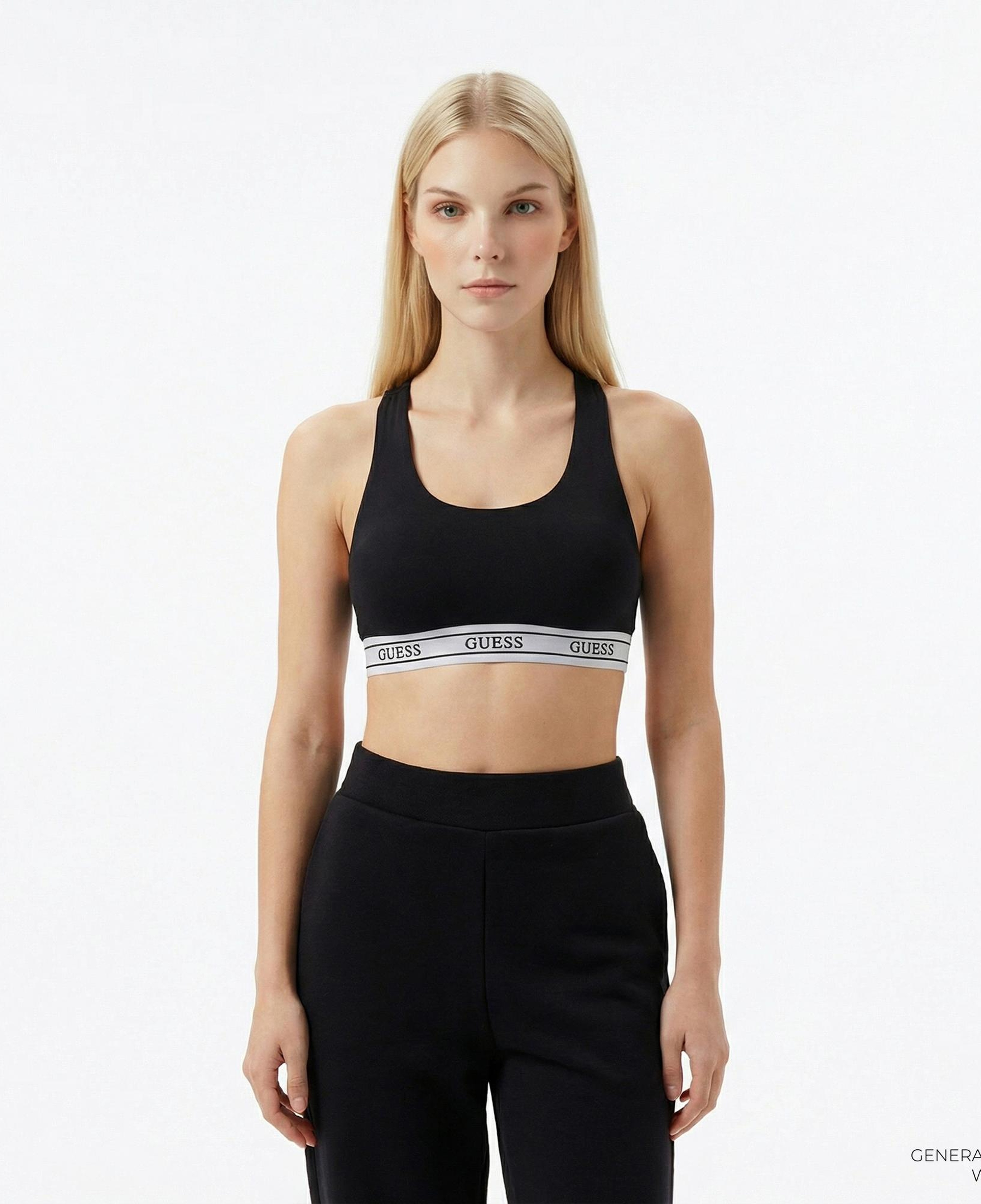 Guess New Aline Kadın Siyah Bra