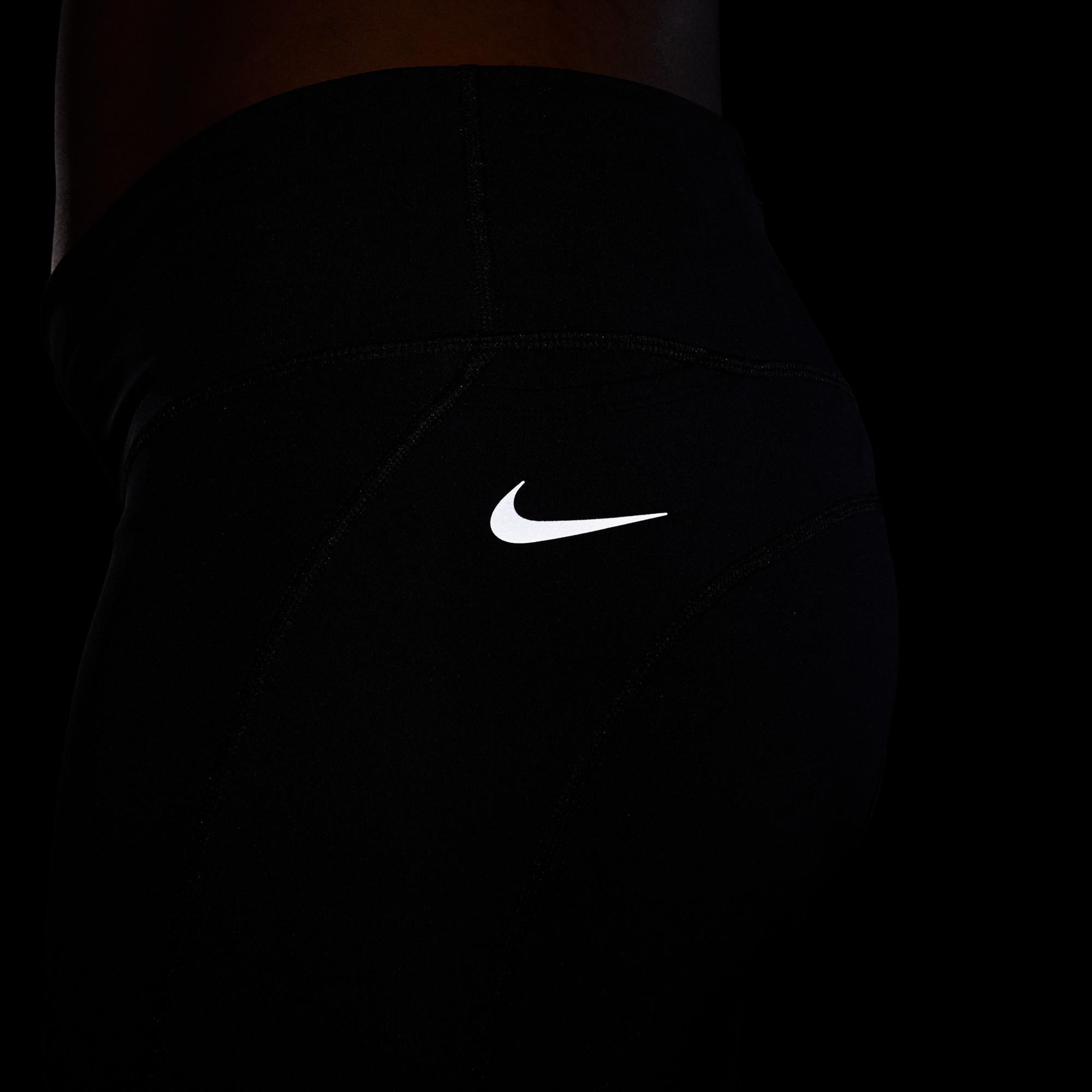 Nike Dri-Fit Fast Crop Kadın Siyah Tayt