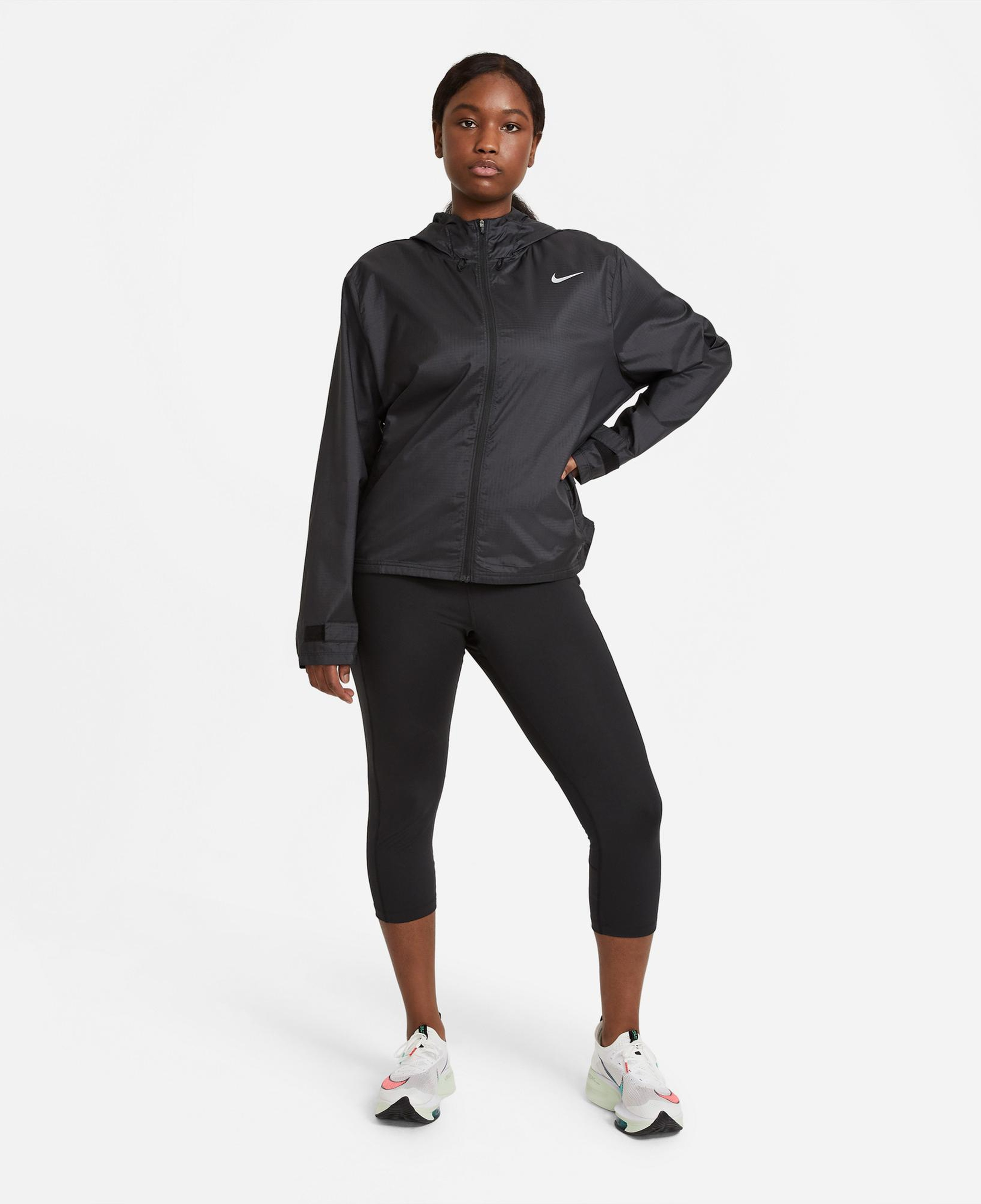 Nike Dri-Fit Fast Crop Kadın Siyah Tayt