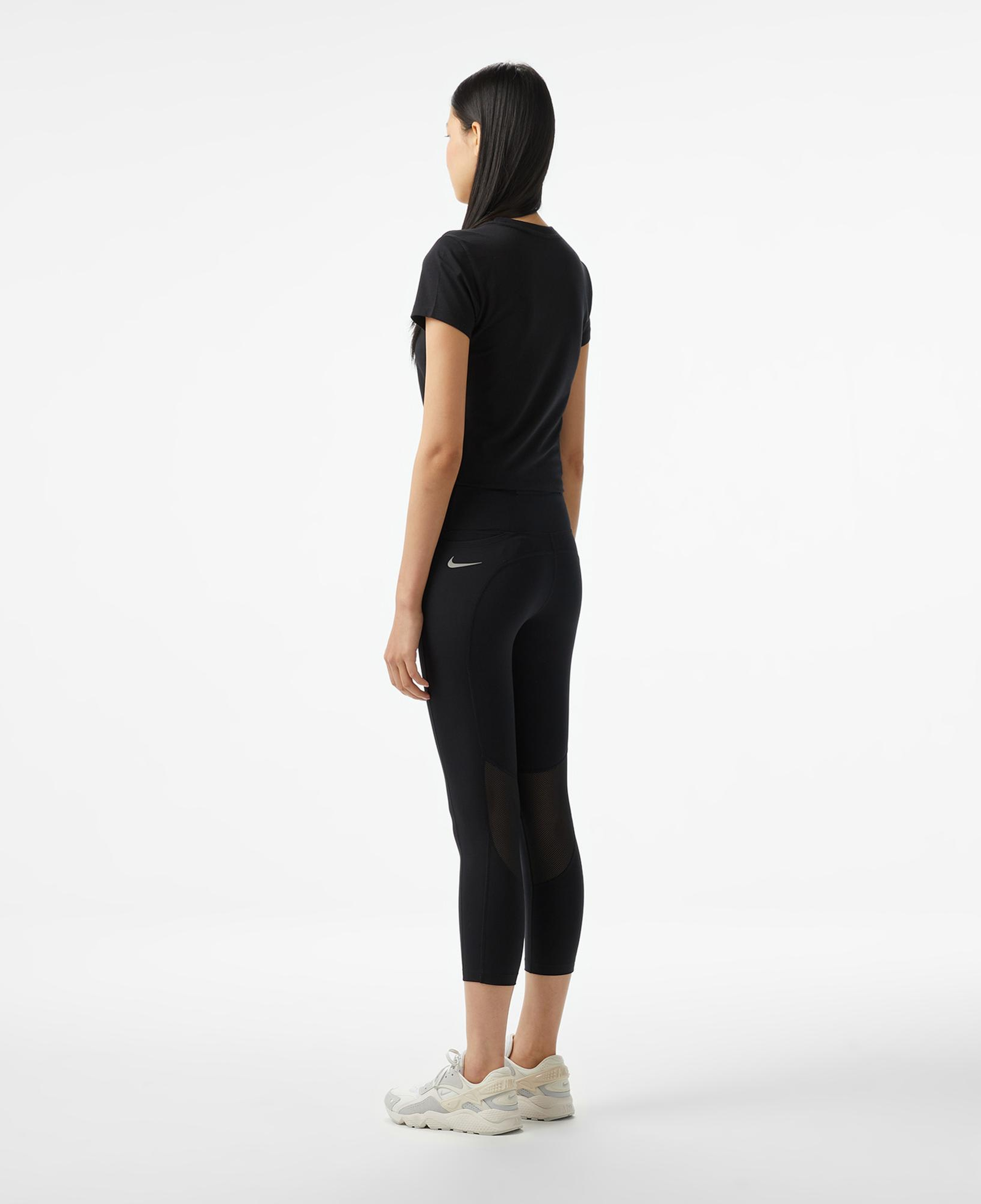 Nike Dri-Fit Fast Crop Kadın Siyah Tayt