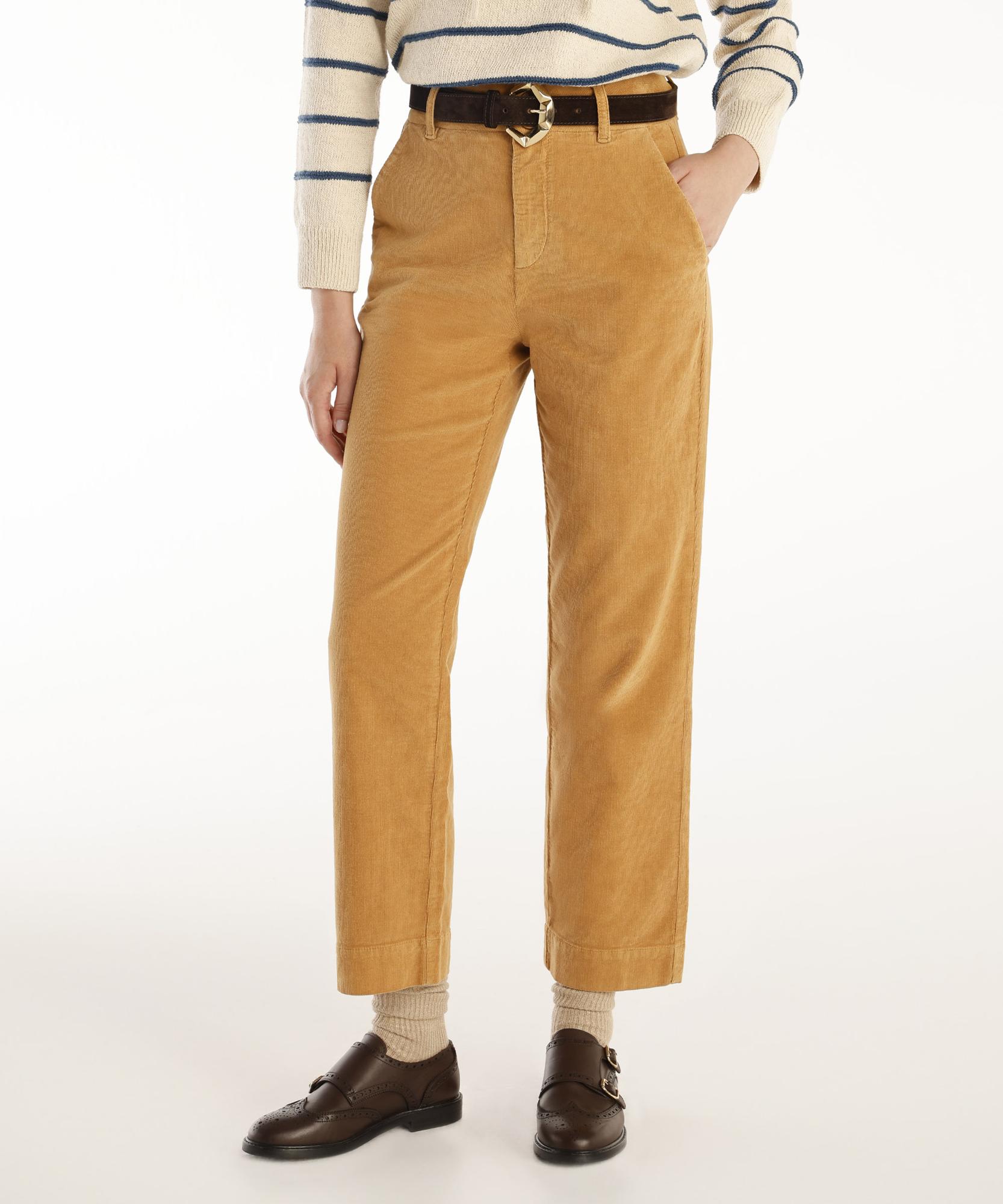 YARGICI Arka Cep Detaylı Rahat Düz Paça Yüksel Bel Pantolon