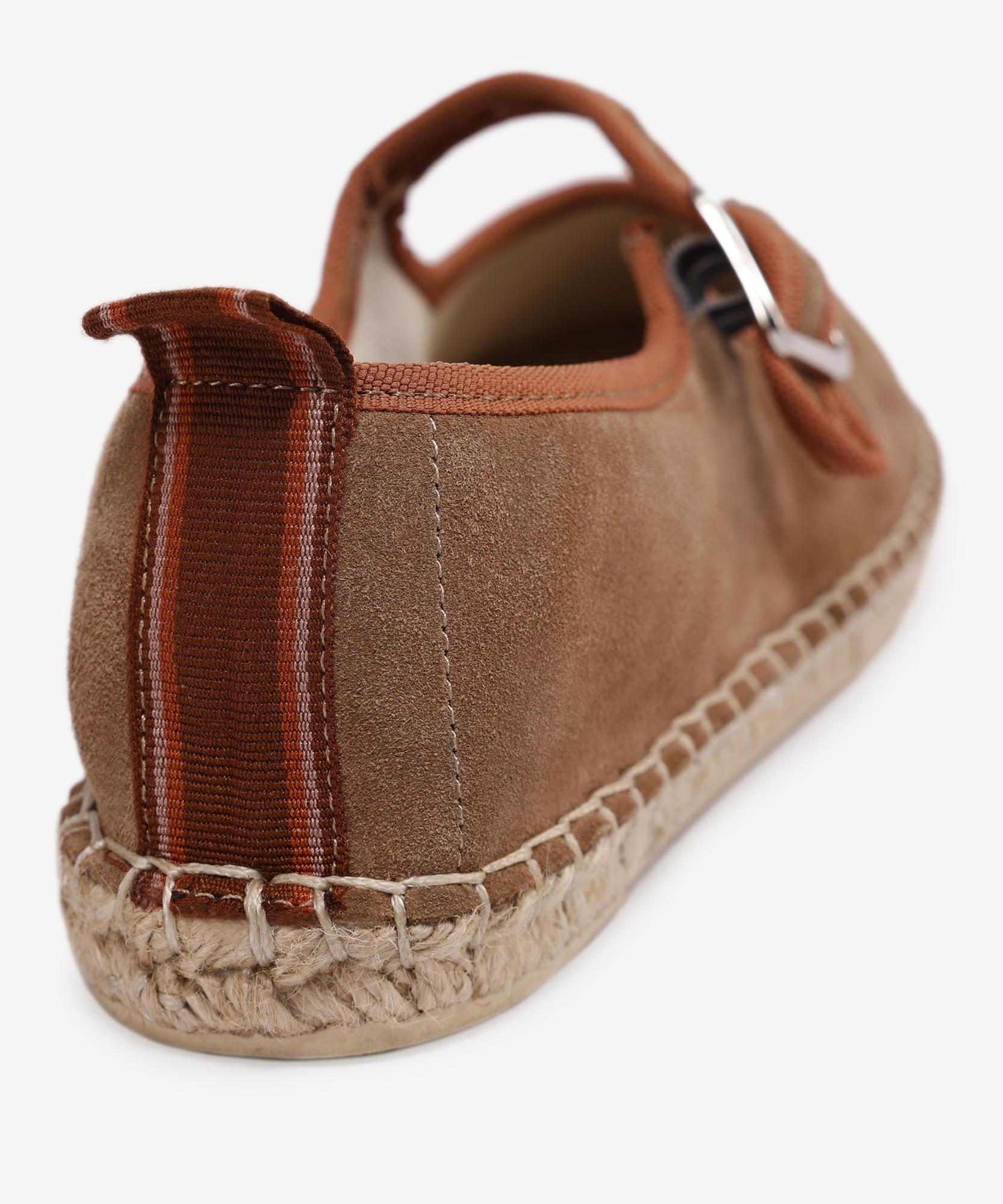 YARGICI Renk Detaylı Deri Espadril