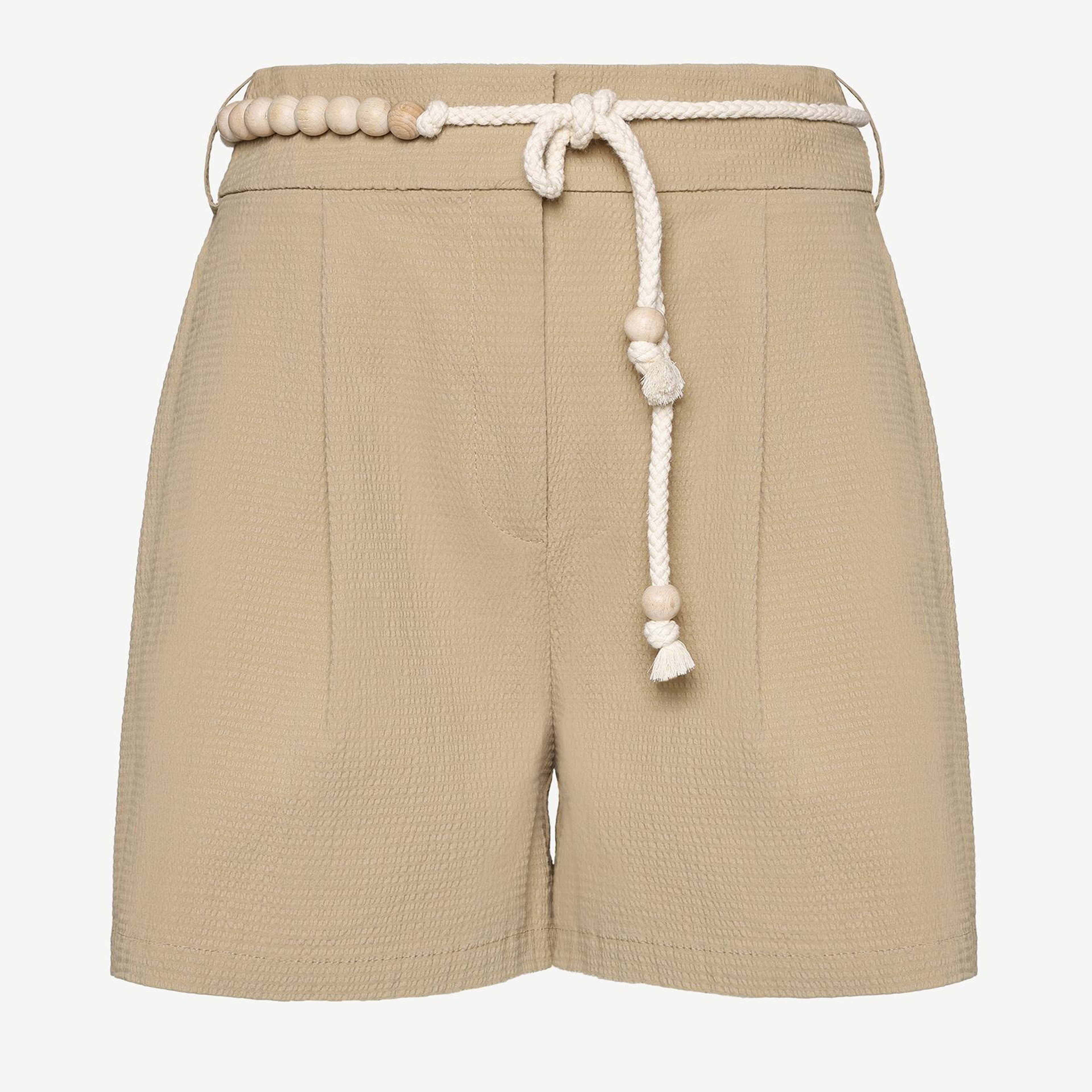 YARGICI Yan Cepli Kemerli Şort