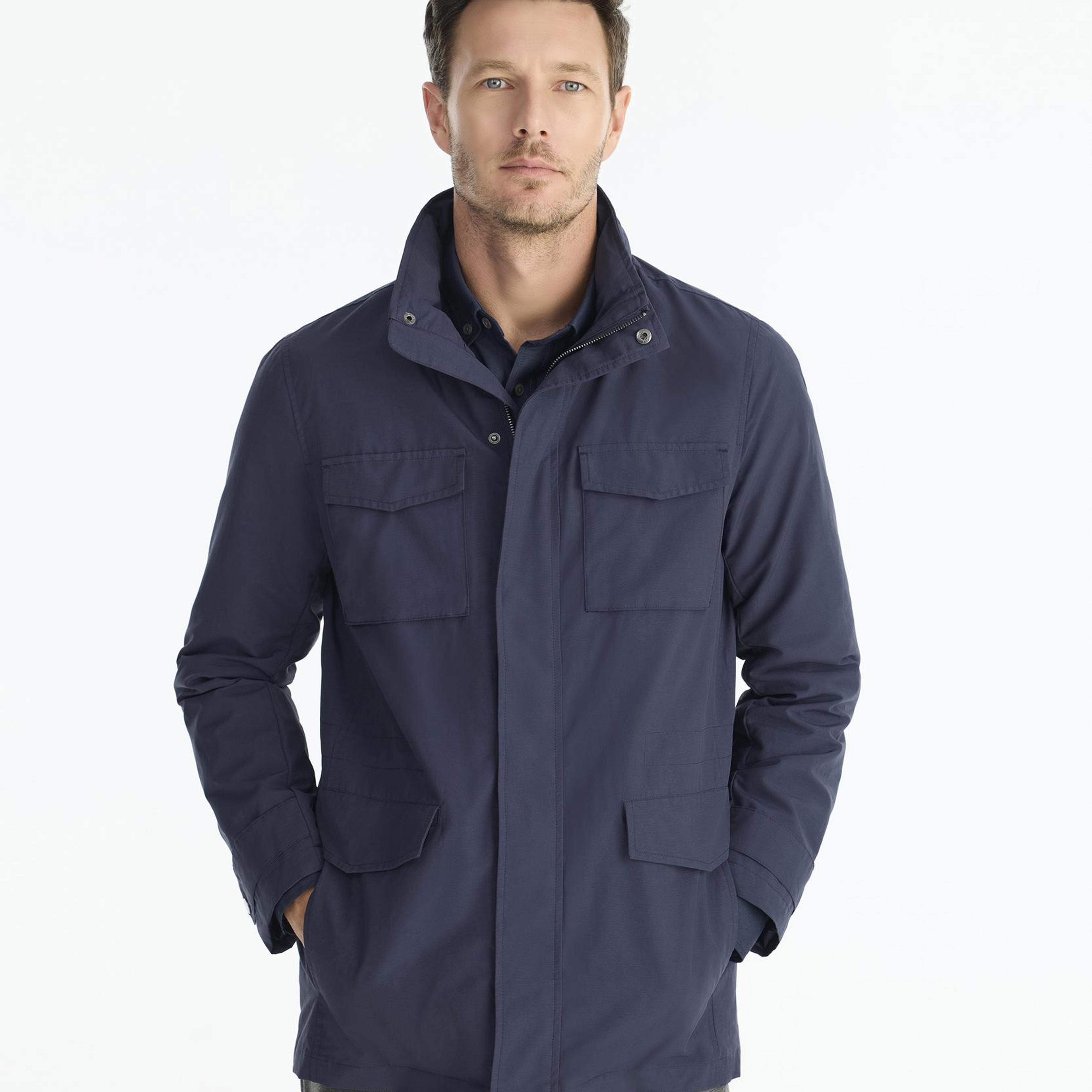 YARGICI Regular Dik Yaka Uzun Kol Yağmurluk